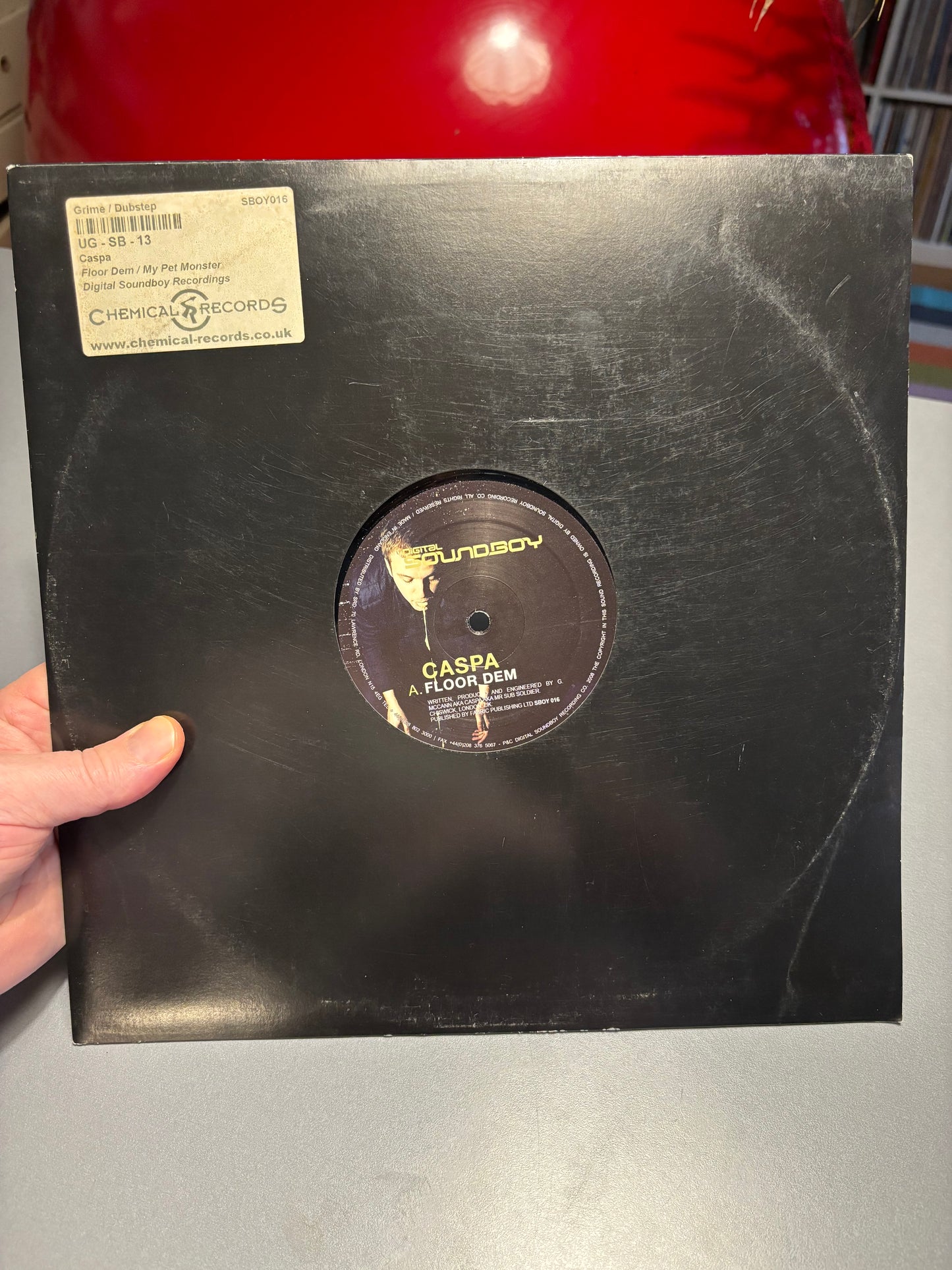 Caspa: Floor Dem/My Pet Monster, 12inch, Only official pressing, Digital Soundboy Recording Co., UK 2008