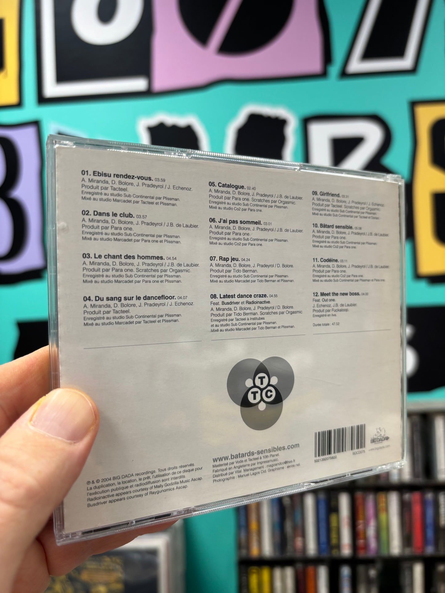 TTC: Bâtards Sensibles, 2CD, Big Dada Recordings, UK 2004