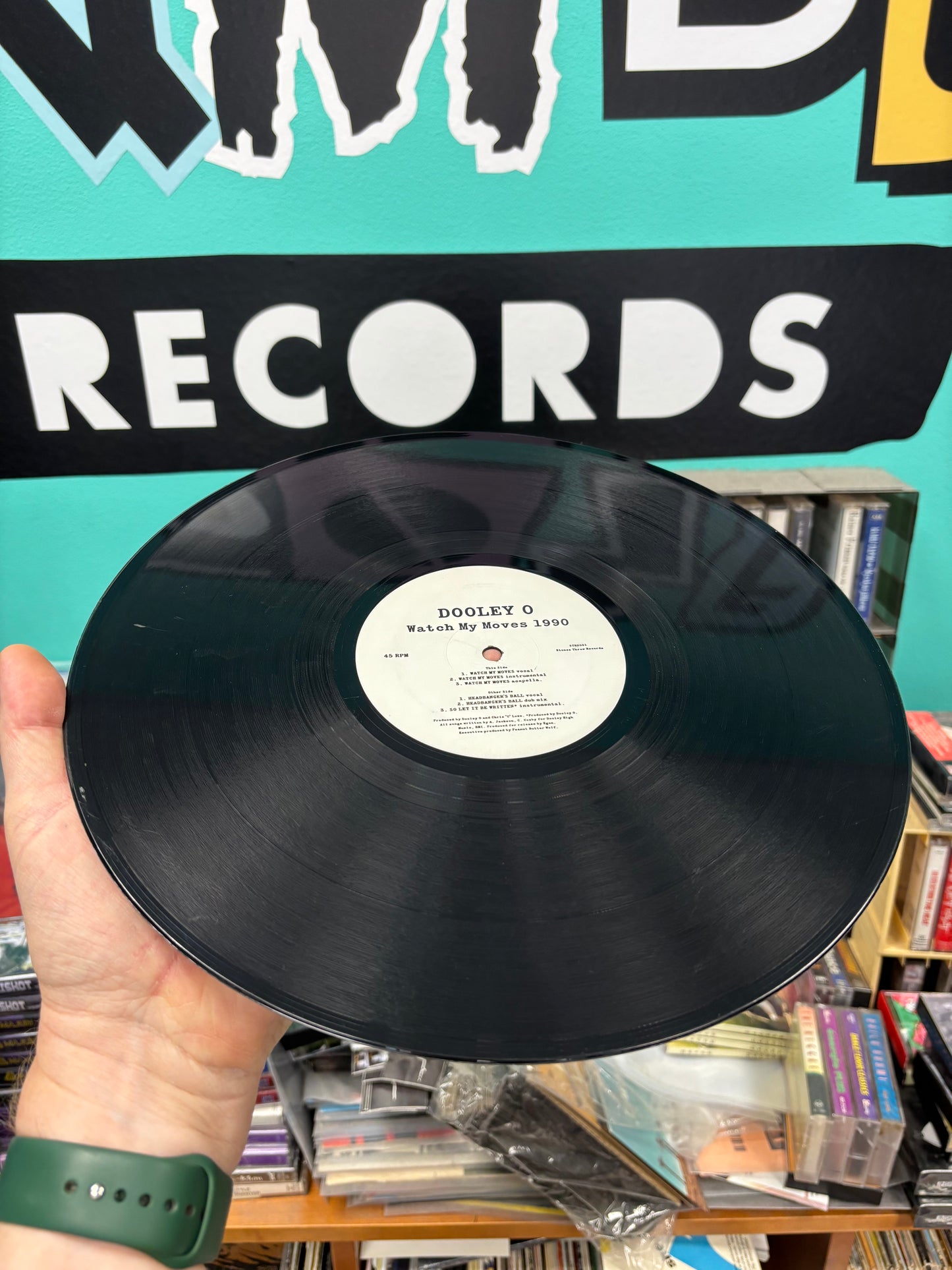 Dooley O: Watch My Moves 1990, 12inch, Only pressing, Stones Throw Records, US 2002