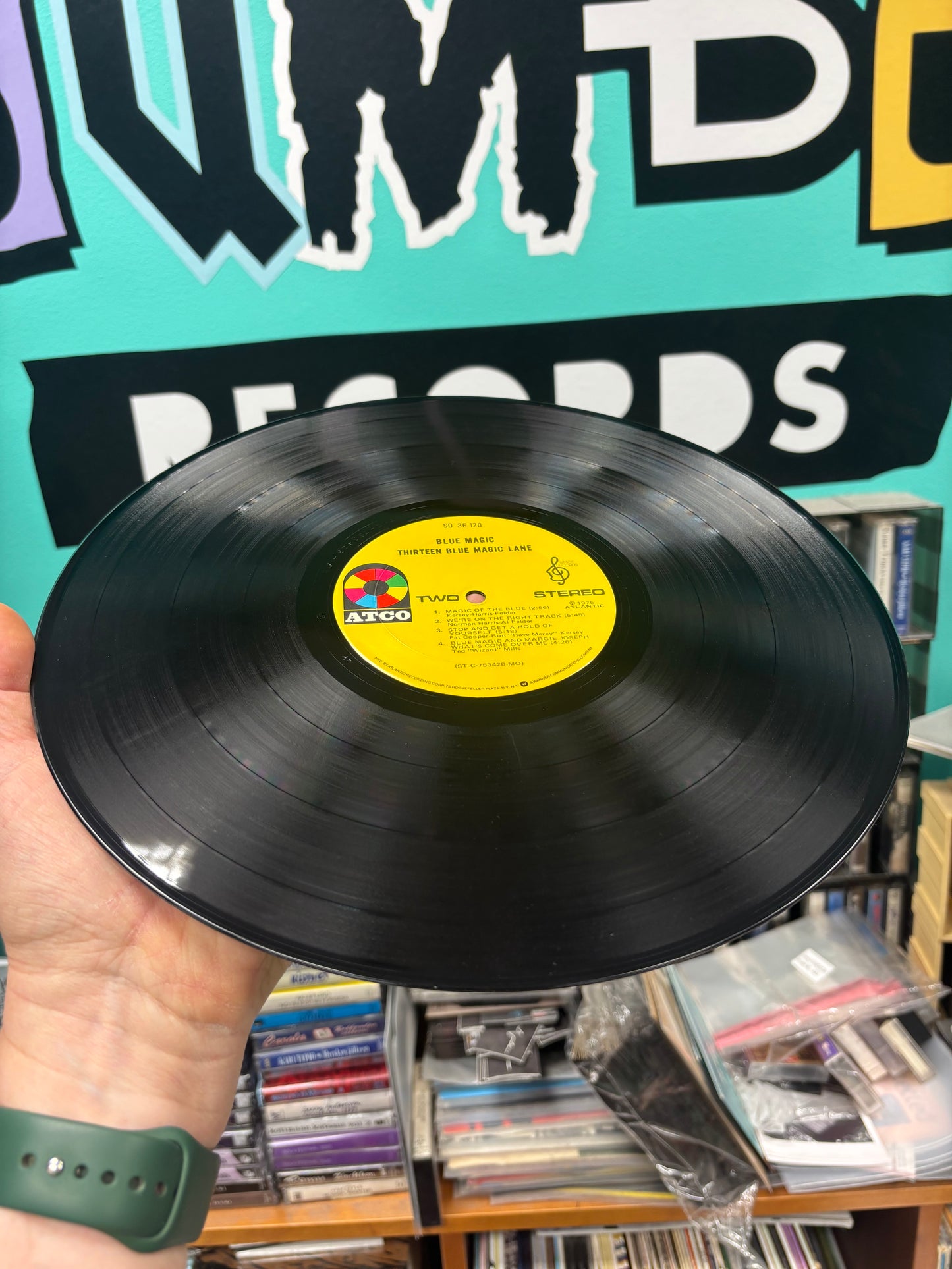 Blue Magic: Thirteen Blue Magic Lane, LP, Monarch Pressing, ATCO Records, WMOT Records, US 1975