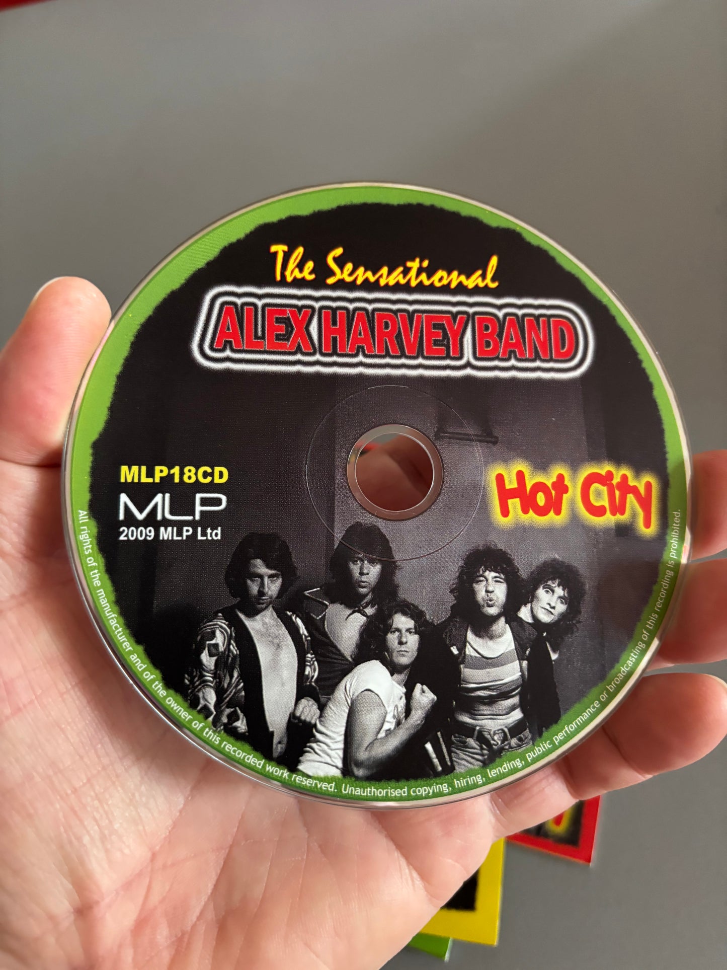 The Sensational Alex Harvey Band: Hot City (The 1974 Unreleased Album), CD, Only official pressing, Major League Productions Ltd., UK 2009