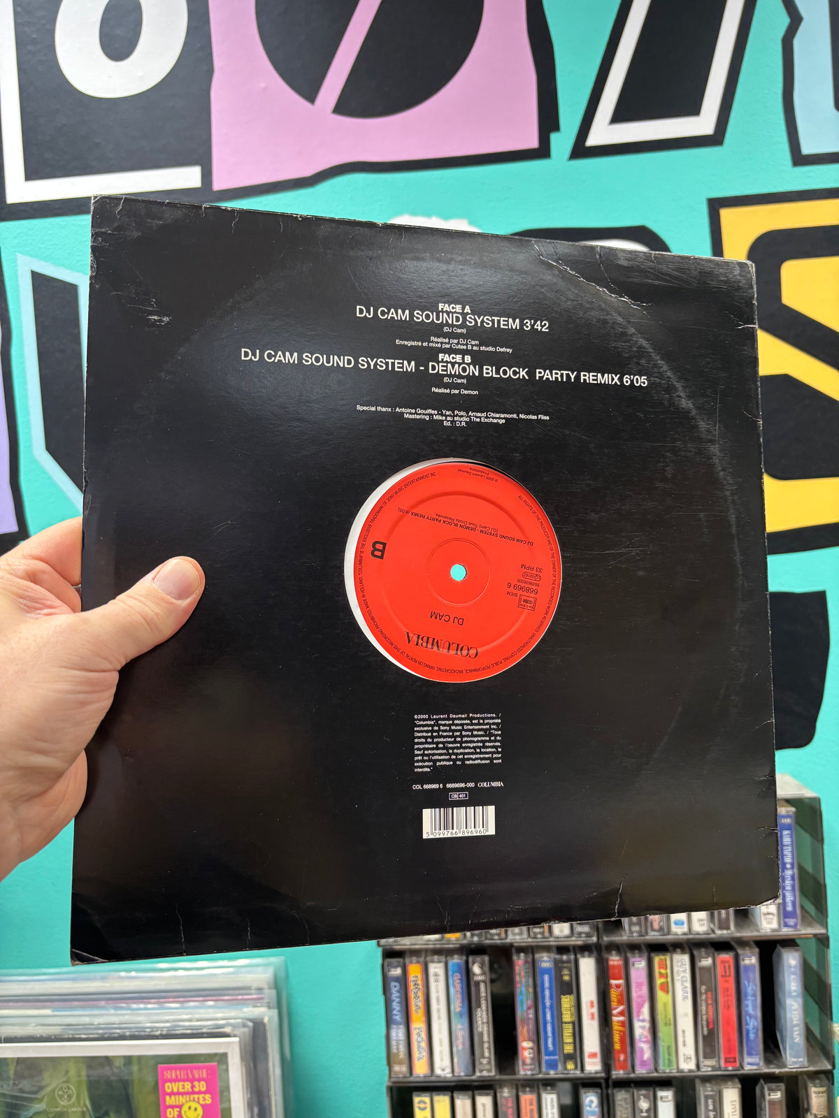 DJ Cam: Sound System, 12inch, Only vinyl pressing, Columbia, France 2000