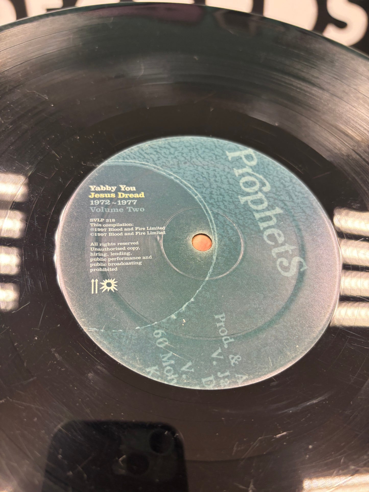 Yabby You: Jesus Dread 1972-1977 Volume Two, 2LP, reissue, Compilation, 180gram, Limited Edition, Blood & Fire, UK 2001