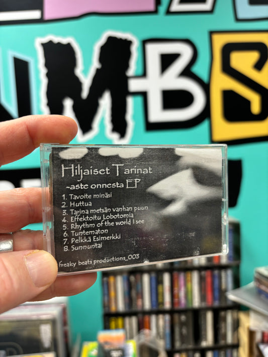 Hiljaiset Tarinat: Aste Onnesta EP, C-cassette, 1st pressing, Only cassette pressing, Freaky Beats Productions, Finland 2004