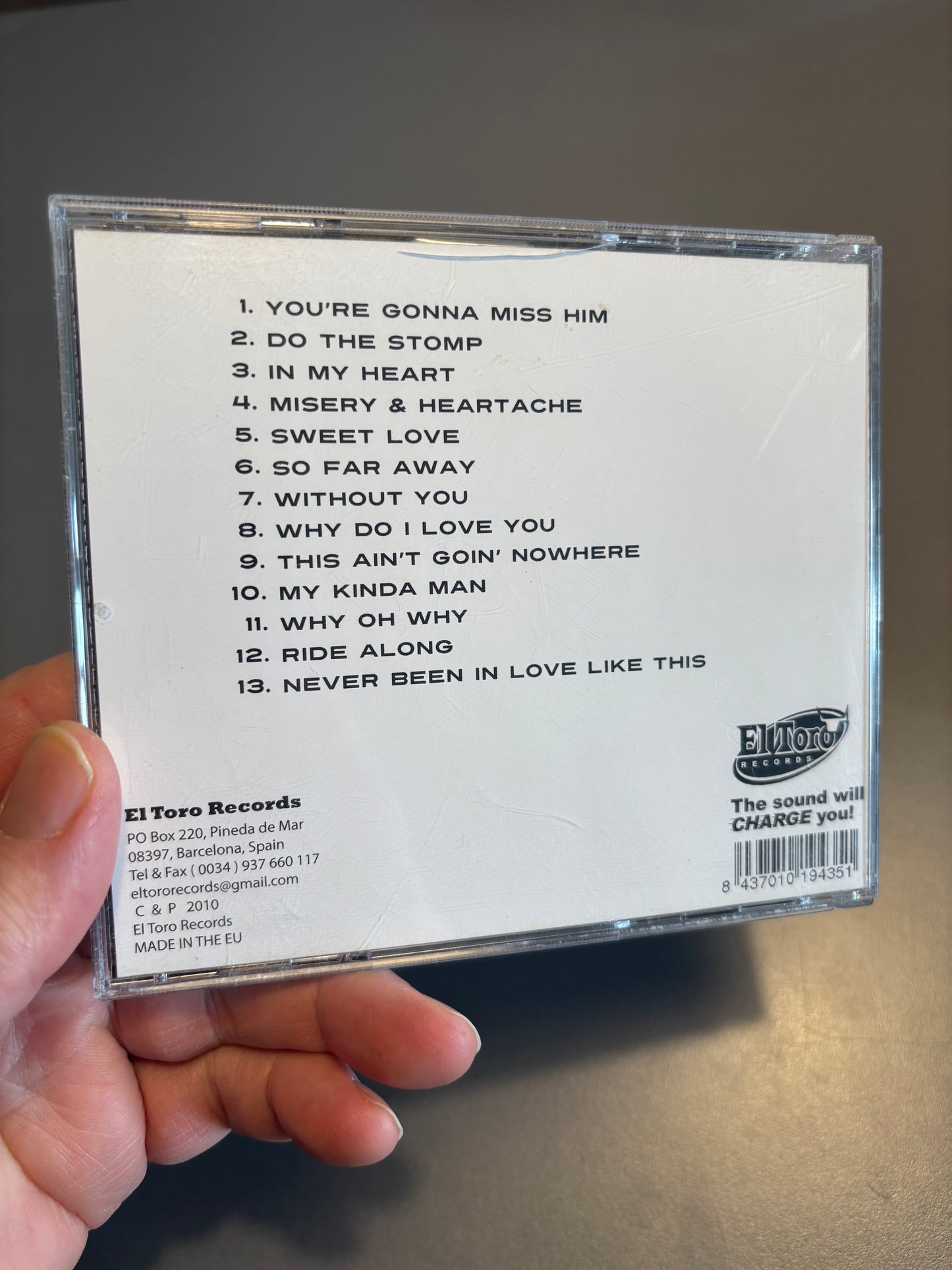Maibell & The Misfires: Ride Along!, CD, Only CD pressing, El Toro Records, Spain 2010