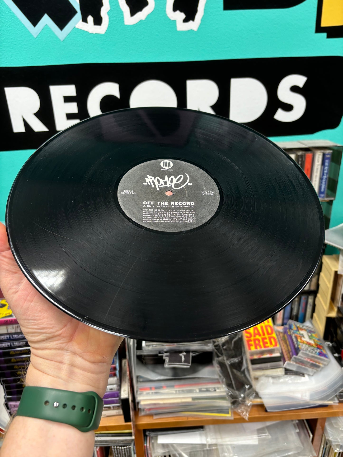 Promoe: Off The Record, 12inch, Street Level Records, Sweden 1999