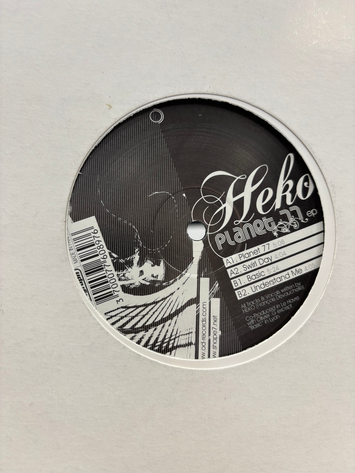 Heko: Planet 77 EP, 12inch, Only pressing, OD Records, France 2004