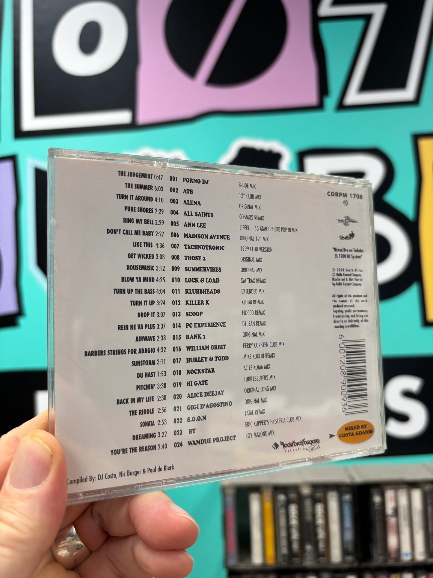 Bumb 6, CD, Only pressing, Compilation, Mixed, RPM Dance, South Africa 2000