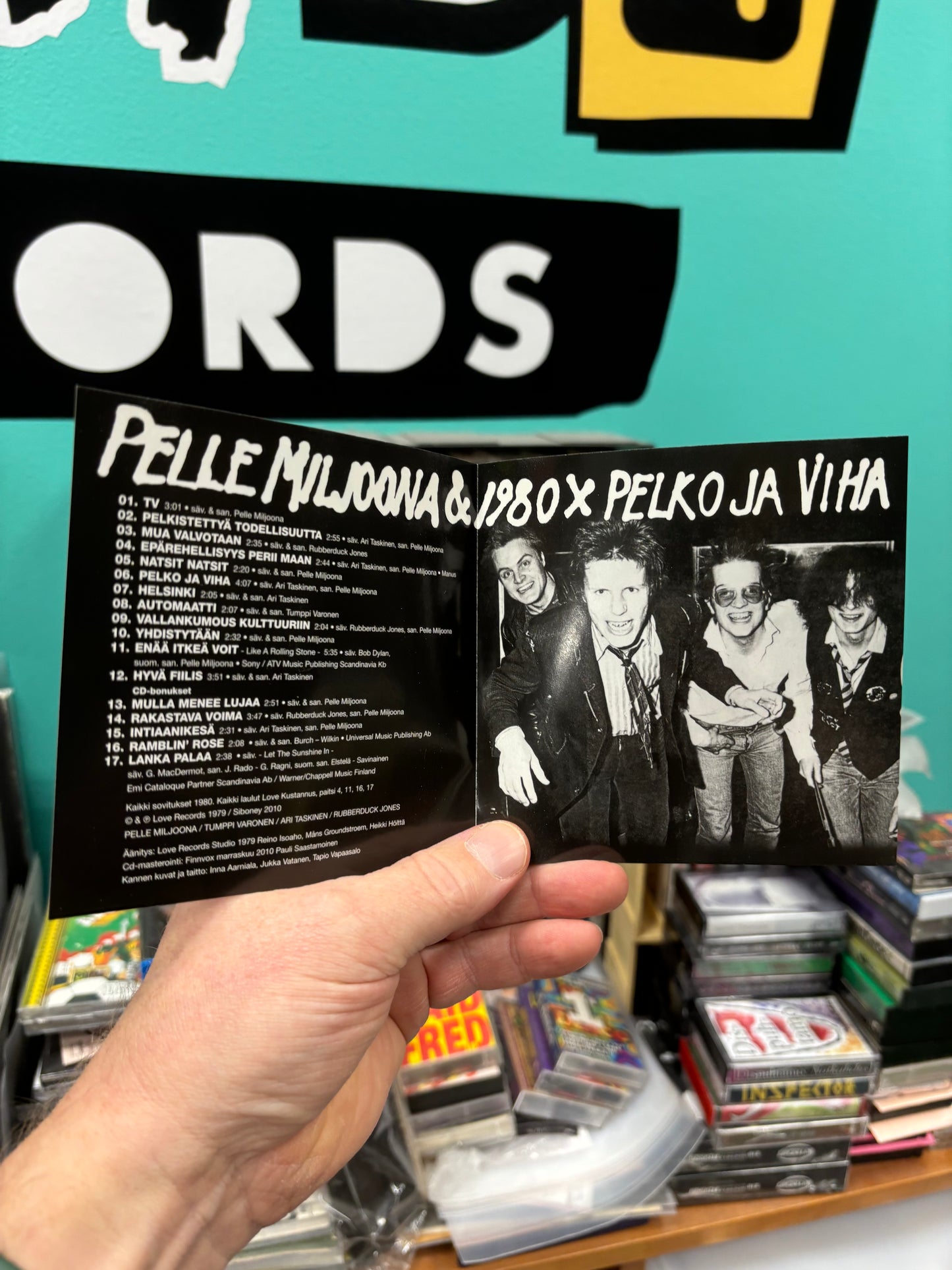 Pelle Miljoona & 1980: Pelko Ja Viha, CD, reissue, remastered, Love Records, Finland 2010