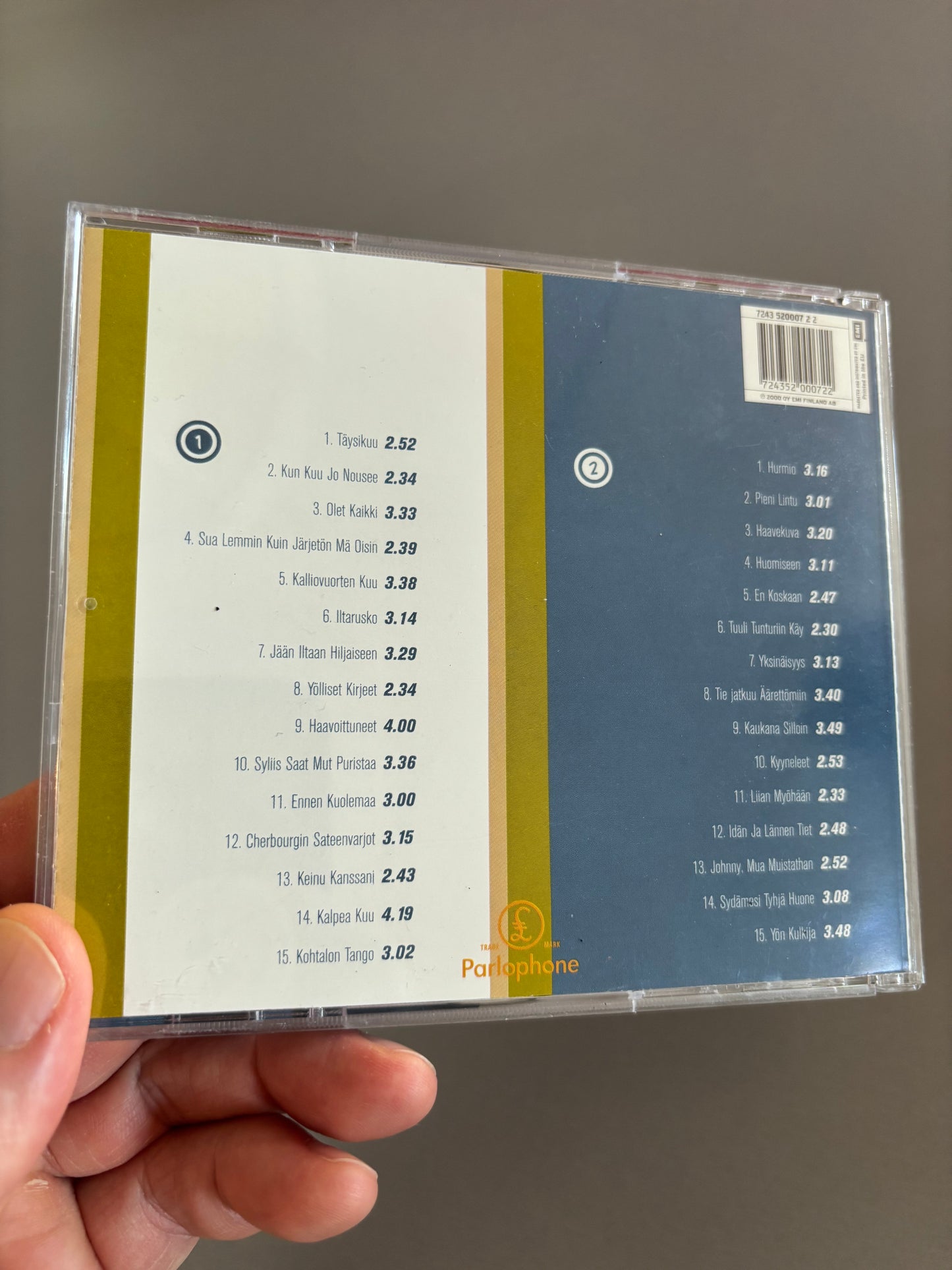 Topi Sorsakoski: Muistojen Peili, 2CD, Compilation, Only pressing, Parlophone, Finland 2000