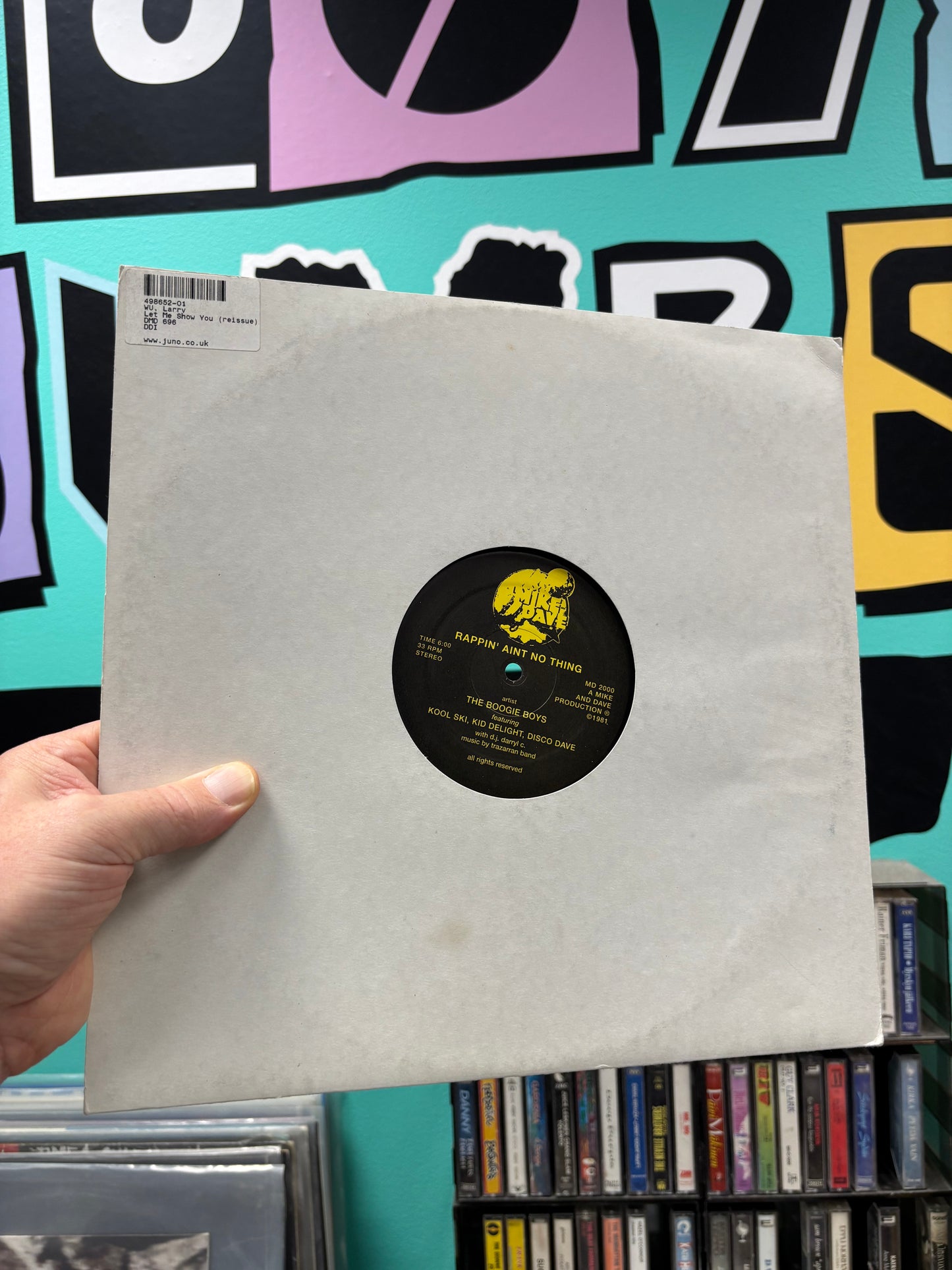 The Boogie Boys: Rappin’ Aint No Thing, 12inch, reissue, Mike & Dave Records, US year?