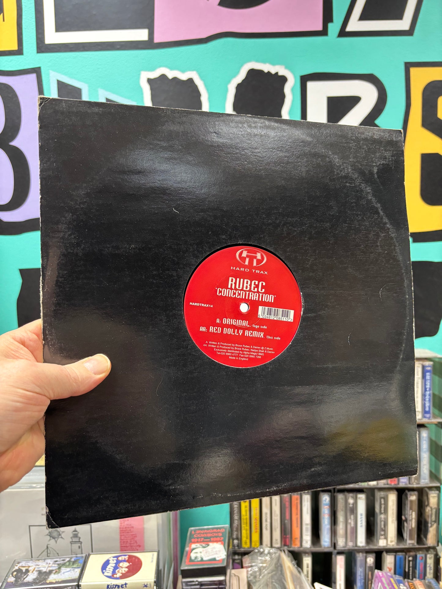 Rubec: Concentration, 12inch, Only official pressing, Hard Trax, UK 2001