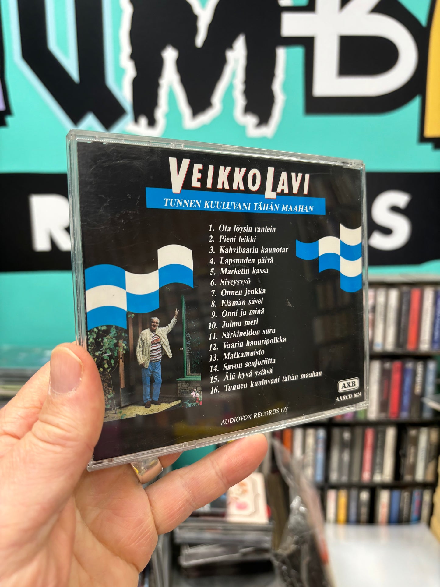 Veikko Lavi: Tunnen Kuuluvani Tähän Maahan, CD, AXR, Finland 1992