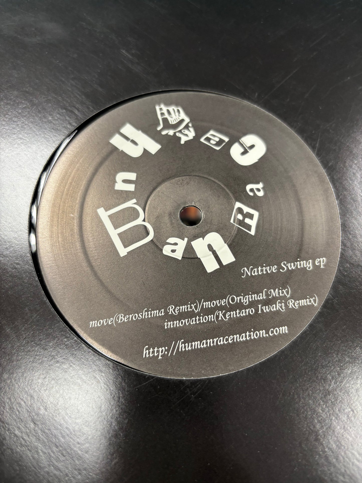 G.I.O.N. : Native Swing EP, 12inch, Only pressing, Human Race Nation, Japan 2007