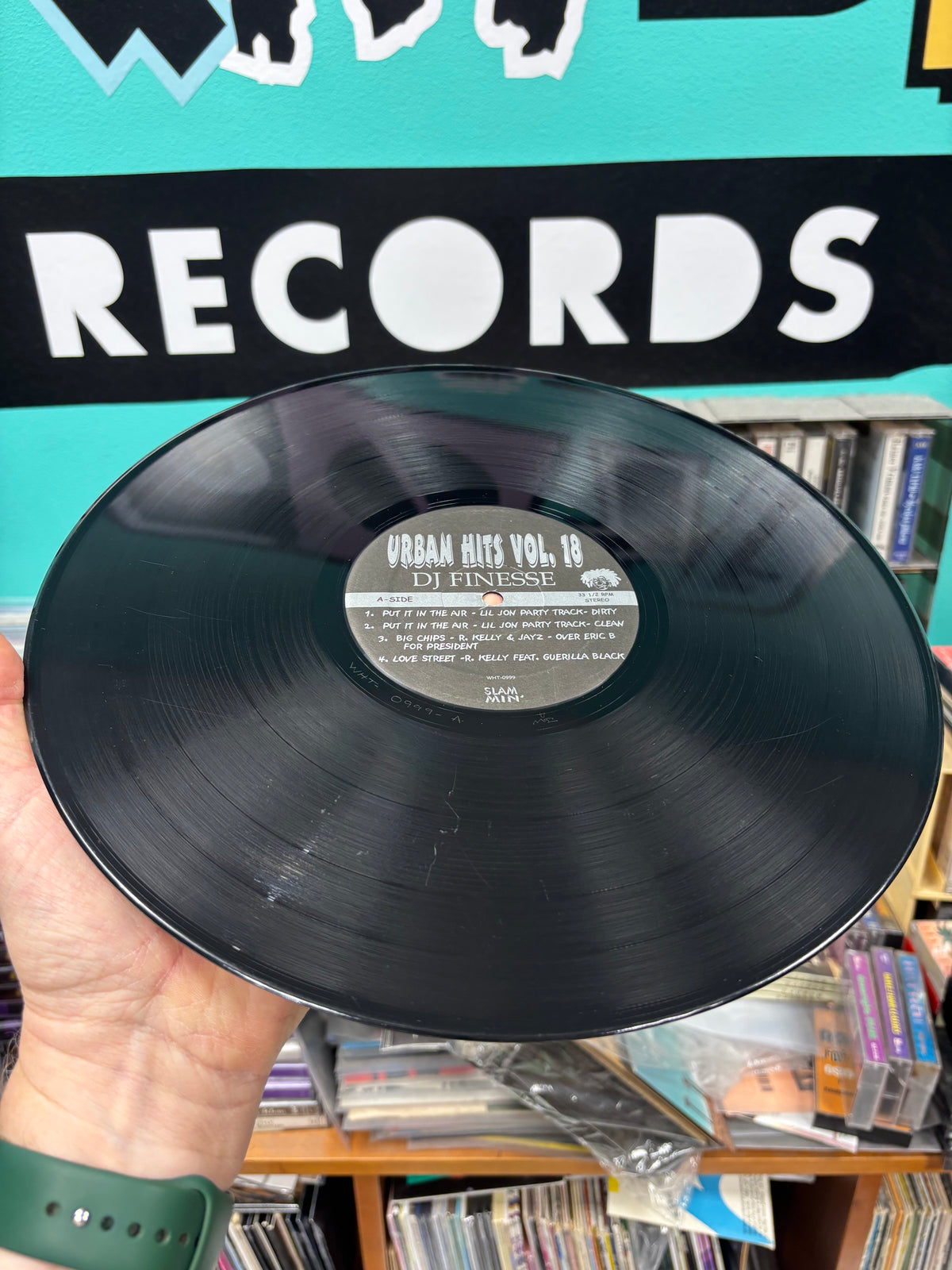 DJ Finesse: Urban Hits Vol. 18, 12inch, Only pressing, unofficial pressing, Slammin’ Records, US 2004