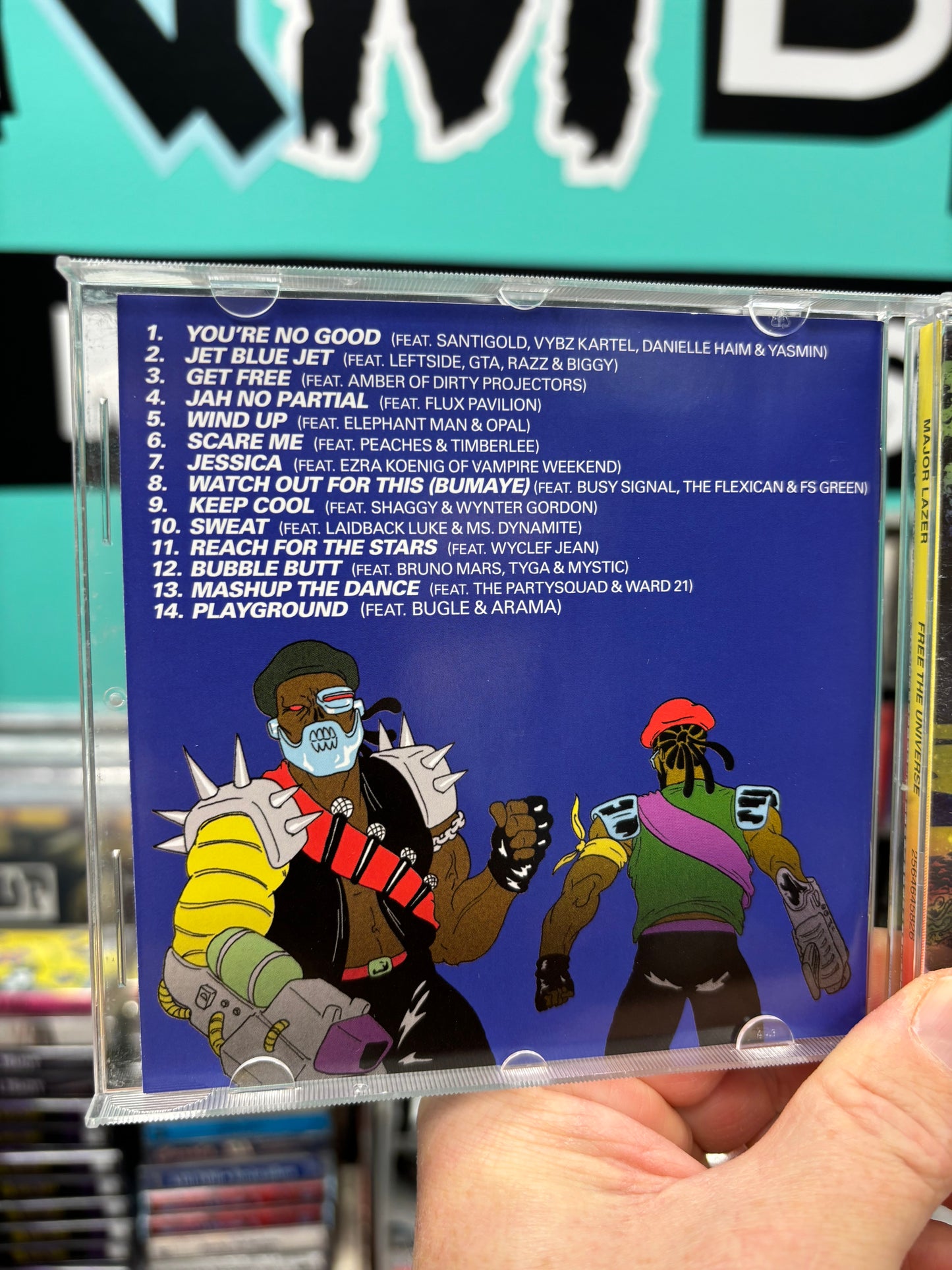 Major Lazer: Free The Universe, CD, Because Music, Mad Decent, Europe 2013