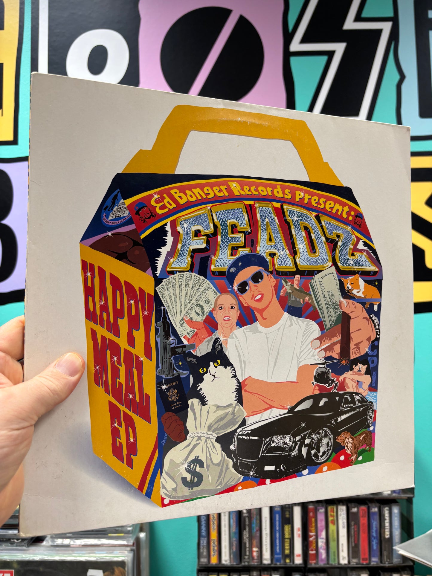 Feadz: Happy Meal EP, 12inch, Only official pressing, Ed Banger Records, France 2008