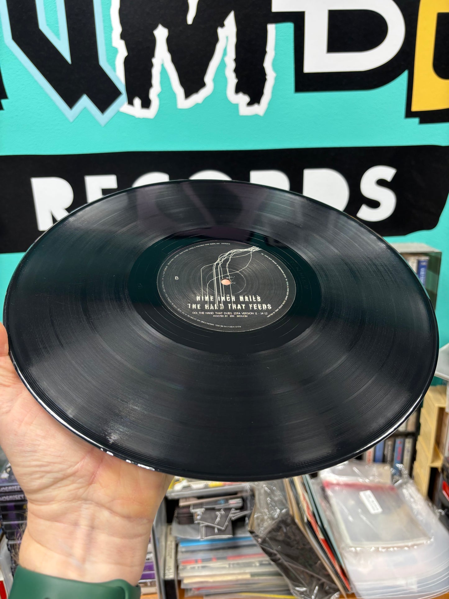 Nine Inch Nails: The Hand That Feeds (DFA Remixes), 12inch, Only pressing, Interscope Records, US 2005