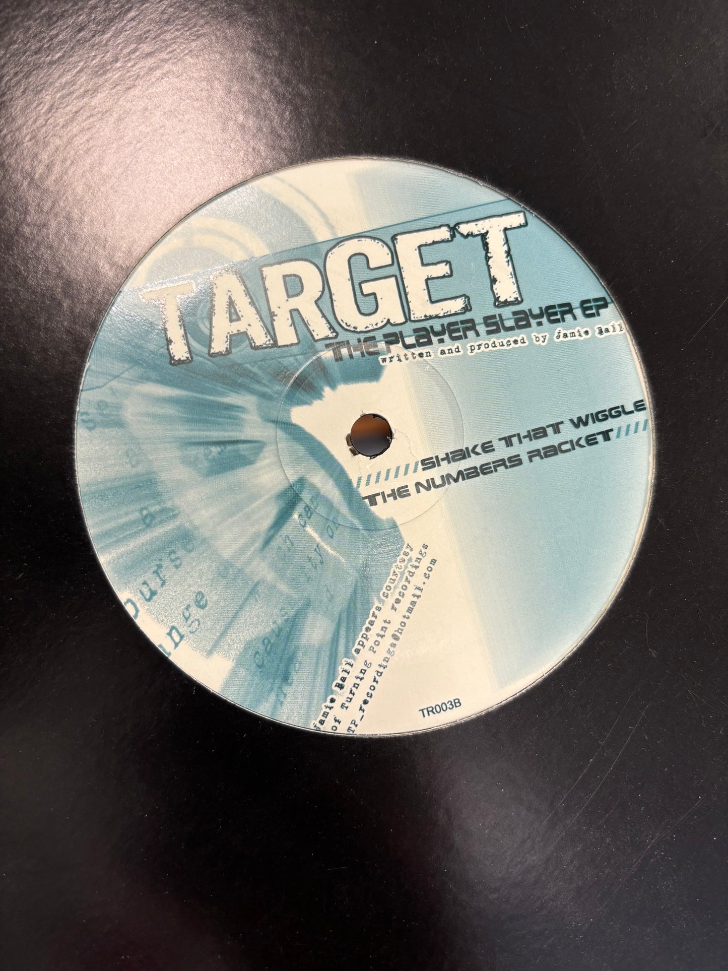 Jamie Ball: The Player Slayer EP, 12inch, Only pressing, Target Practice, US 2004