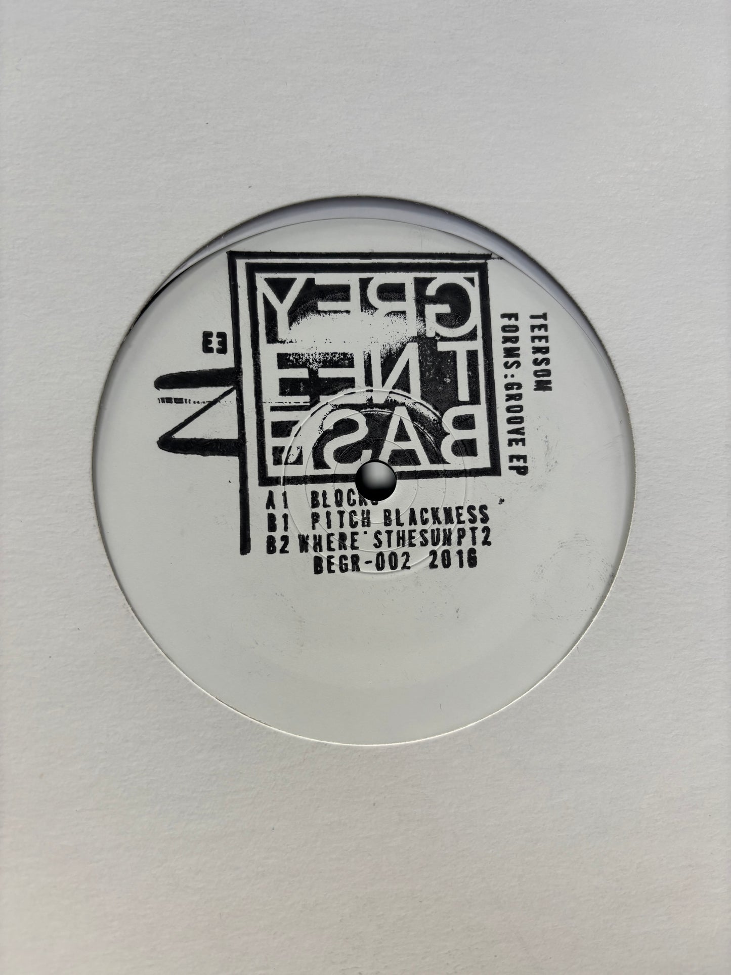 Teersom: Groove EP, 12inch, Only pressing, Basement Grey, Finland 2016