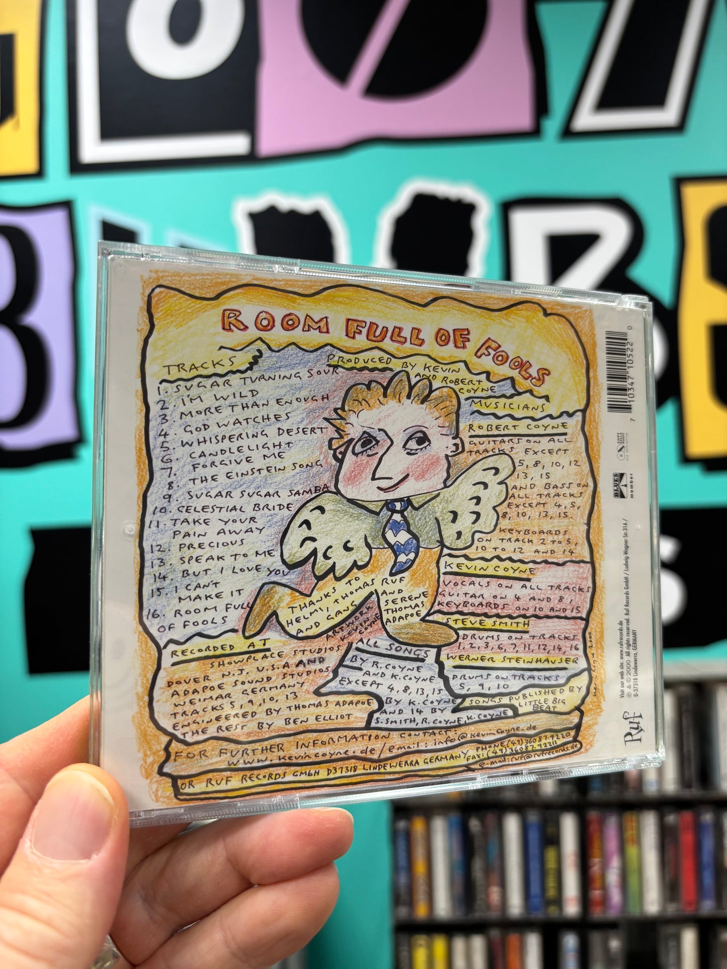 Kevin Coyne: Room Full Of Fools, CD, Only pressing, Ruf Records, Germany 2000