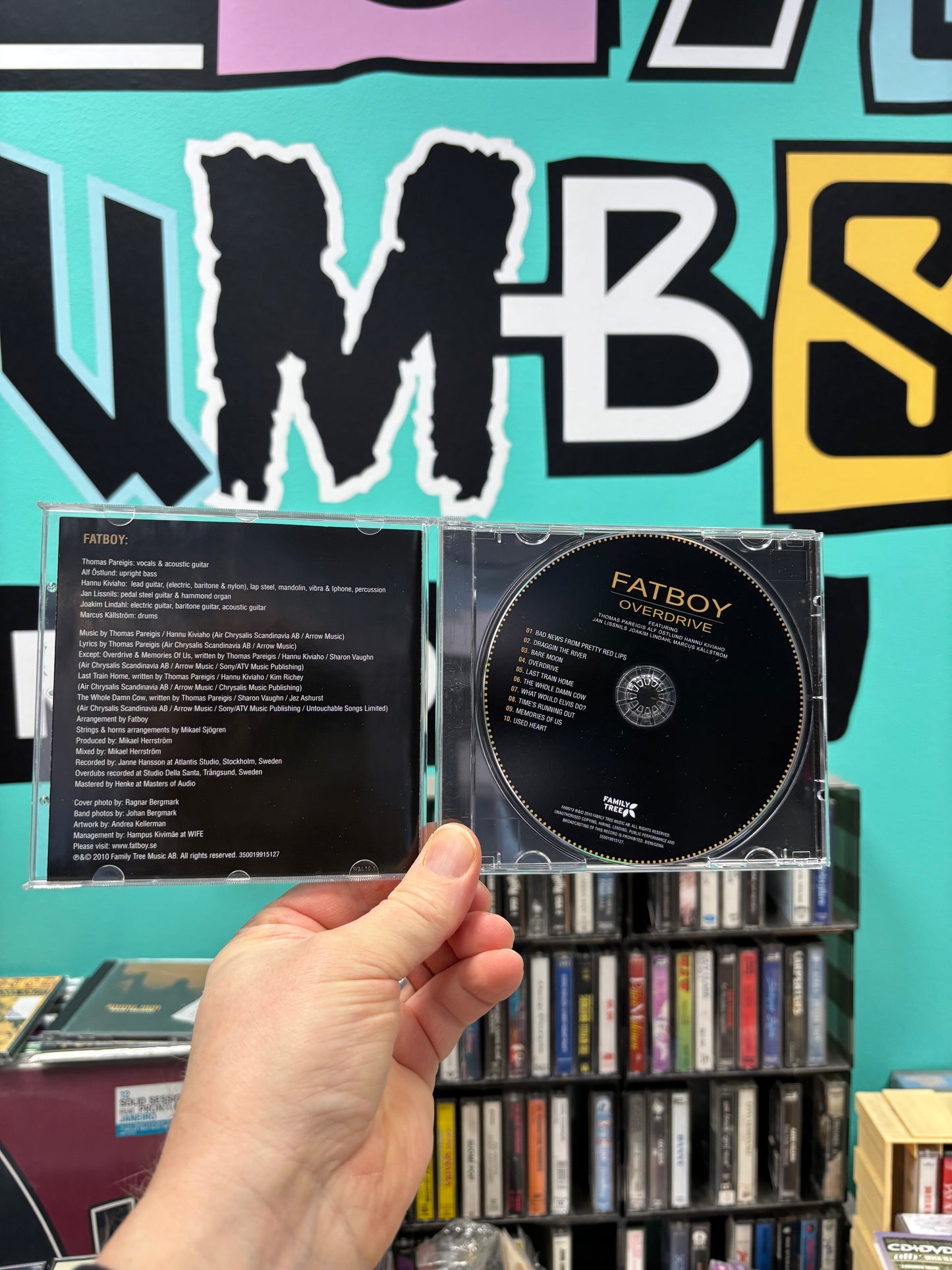 Fatboy: Overdrive, CD, 1st pressing, Family Tree Music, Europe 2010