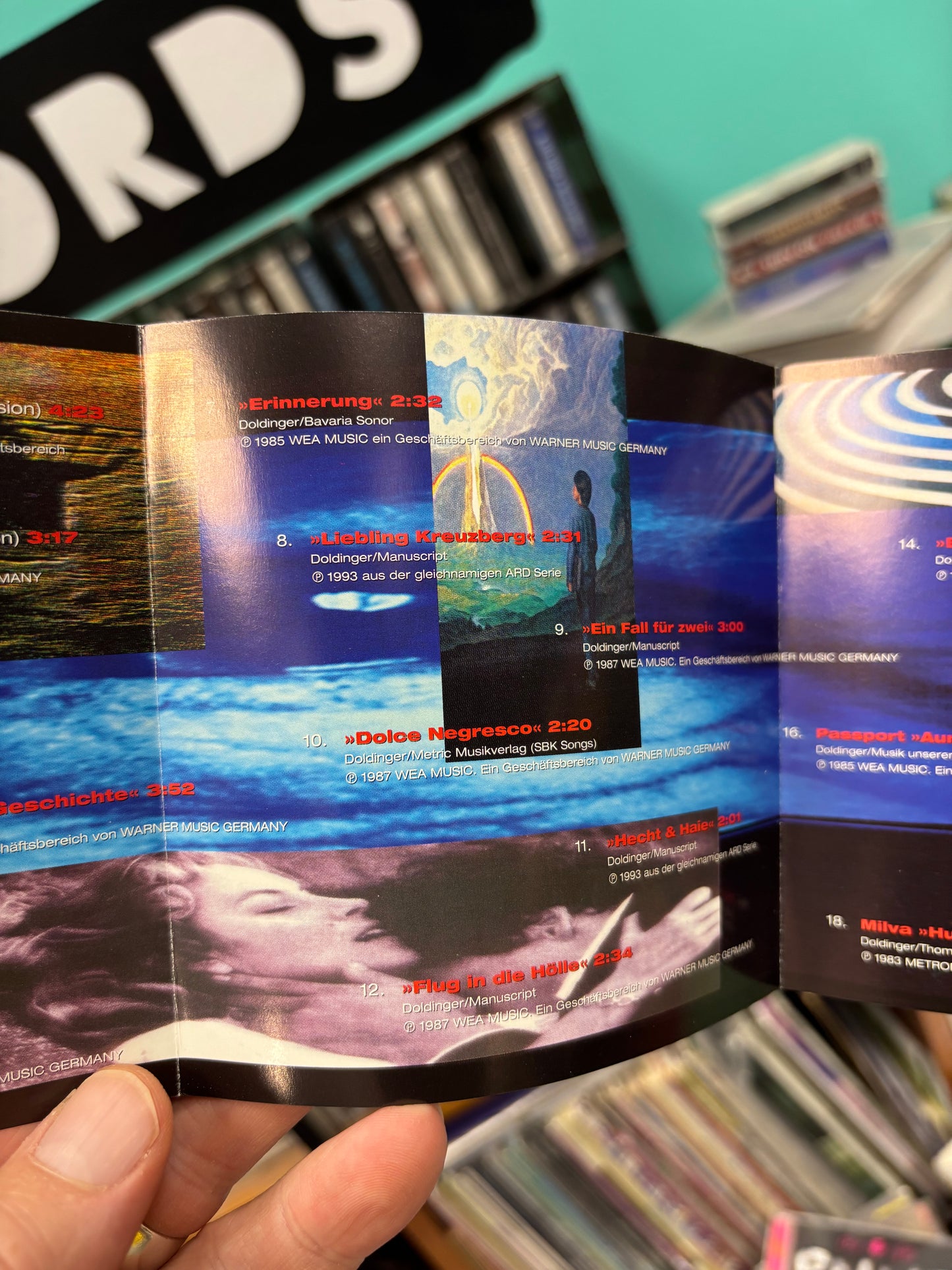 Klaus Doldinger - Film Ab: Doldinger - TV & Filmthemen, CD, 1st pressing, Compilation, WEA, Germany 1993