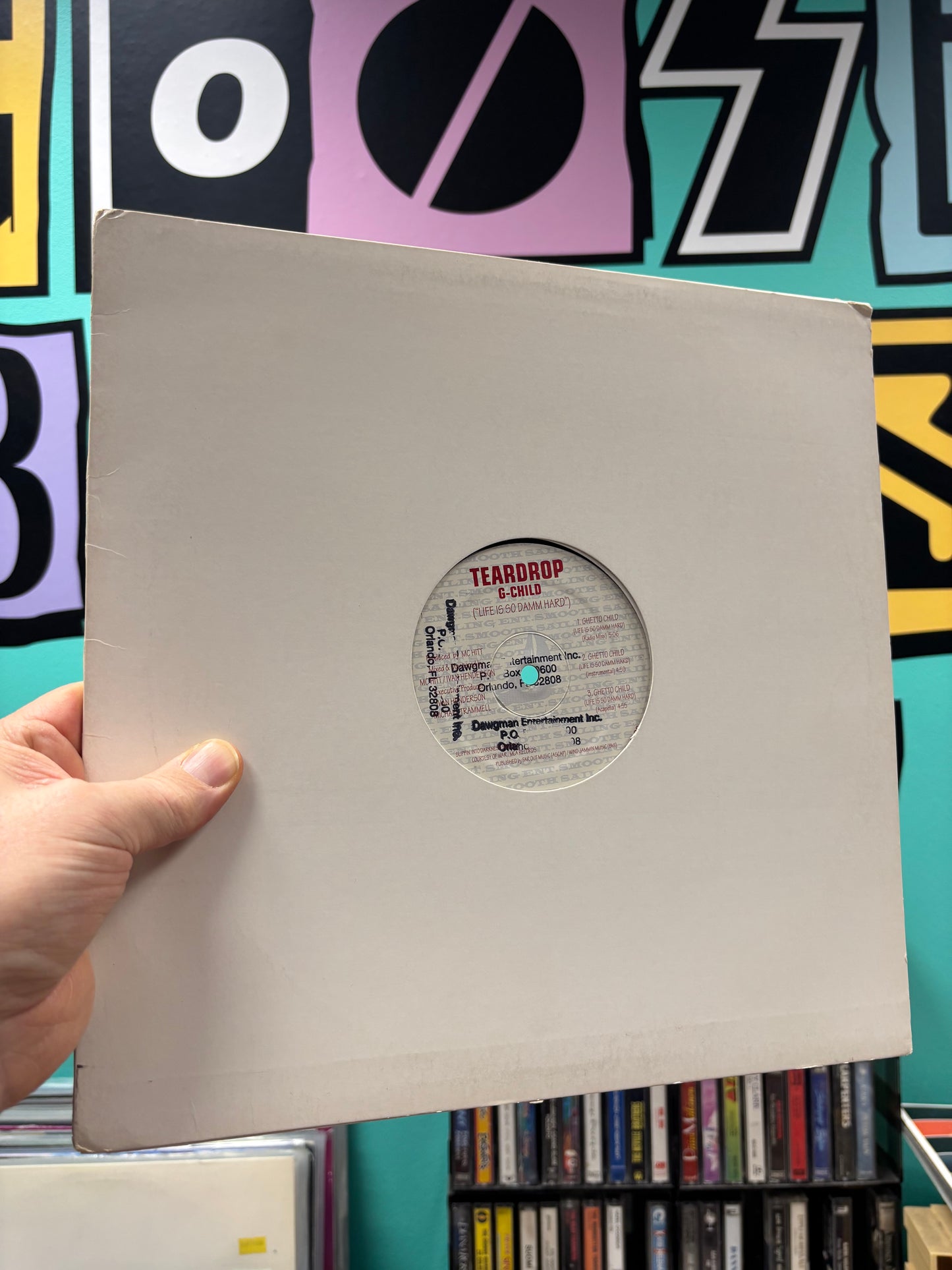 Teardrop: G-Child (Life Is So Damm Hard), 12inch, 1st pressing, Smooth Sailing Records, US 1996