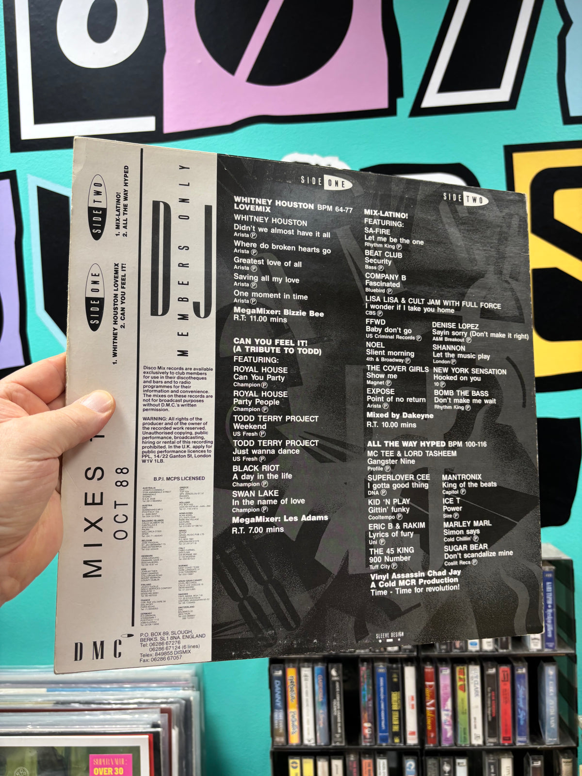 DMC - October 88 Mixes 1, 12inch, Only pressing, DMC, UK 1988