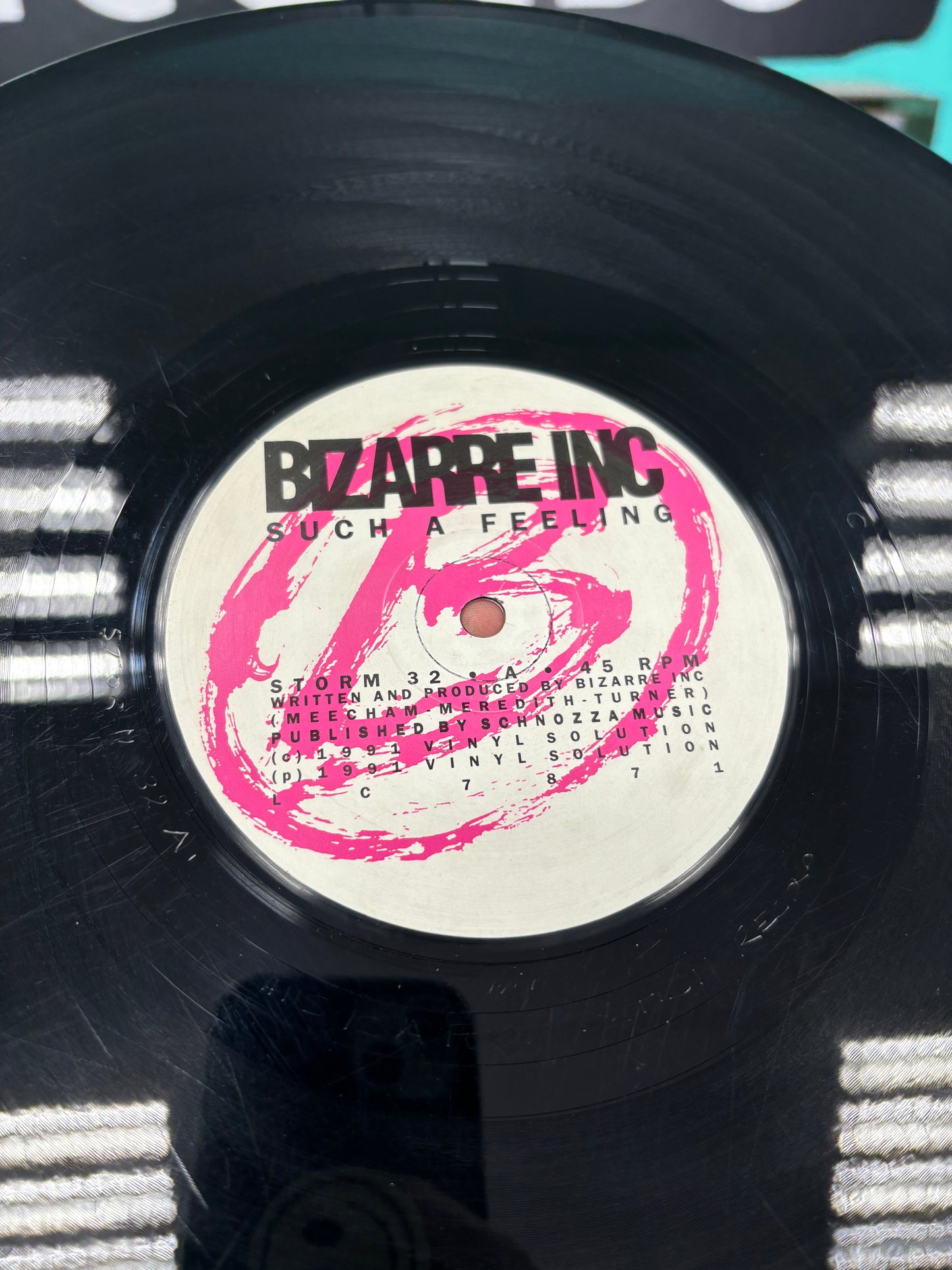 Bizarre Inc: Such A Feeling, 12inch, Vinyl Solution, UK 1991