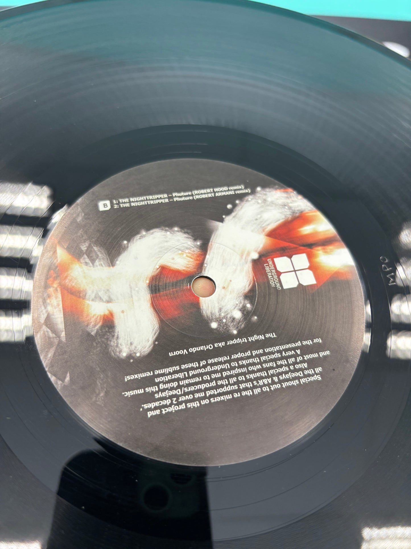 The Nighttripper (Orlando Voorn): Phuture, 12inch, Underground Liberation, Netherlands 2011