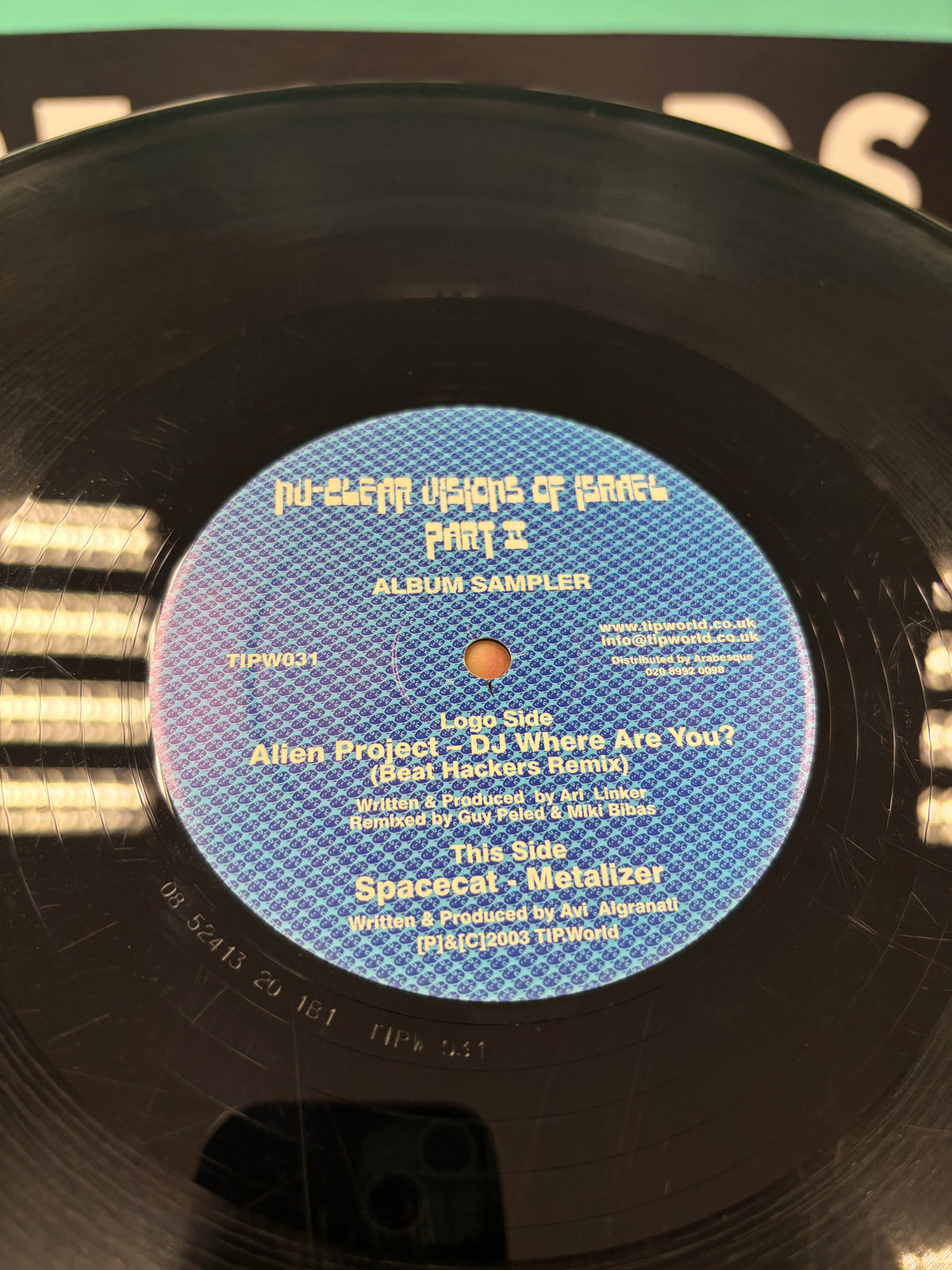 Nu-Clear Visions Of Israel Part II (Album Sampler), 12inch, Only pressing, TIP.World, UK 2003