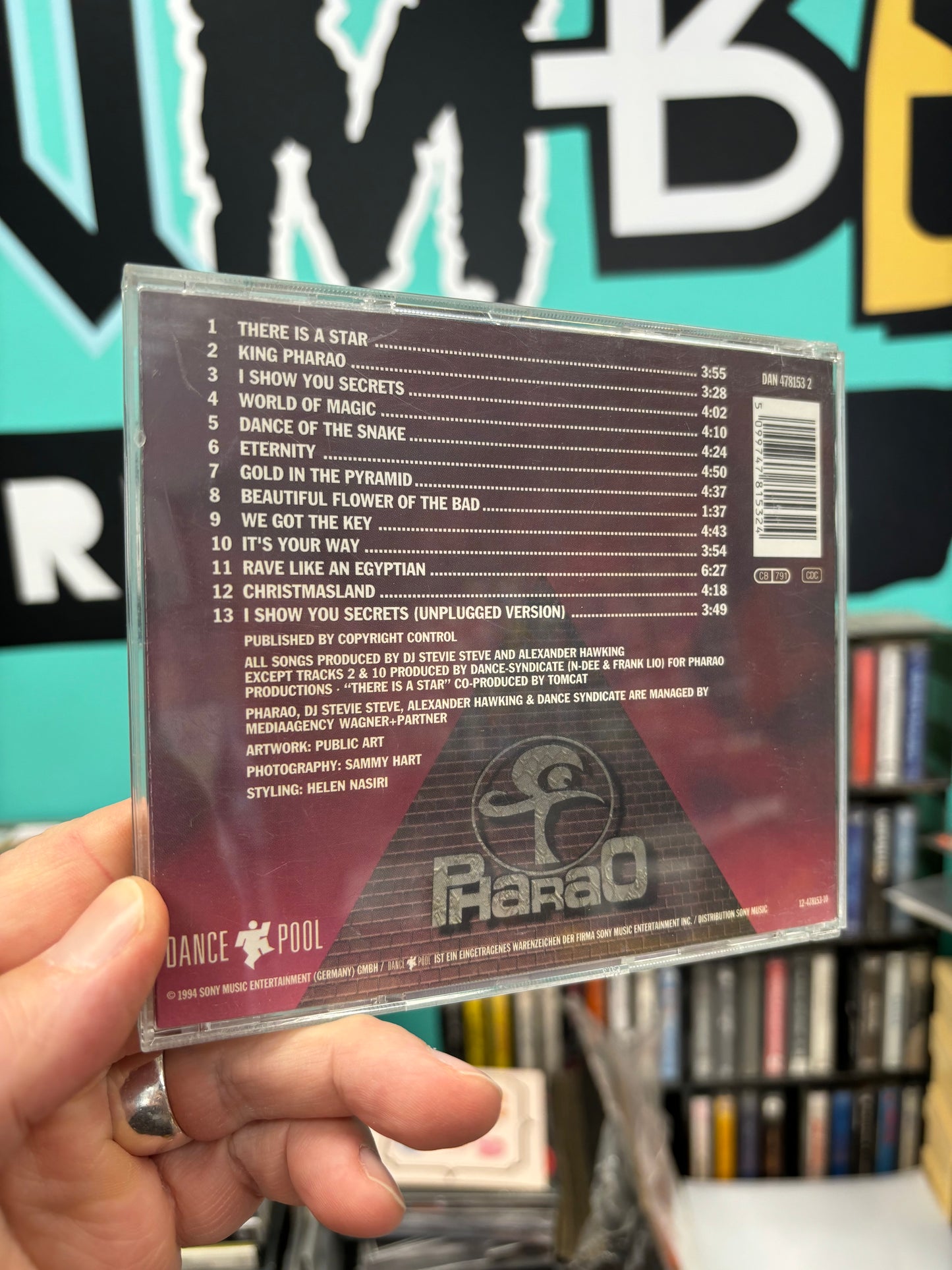 Pharao: Pharao, CD, Dance Pool, Europe 1994