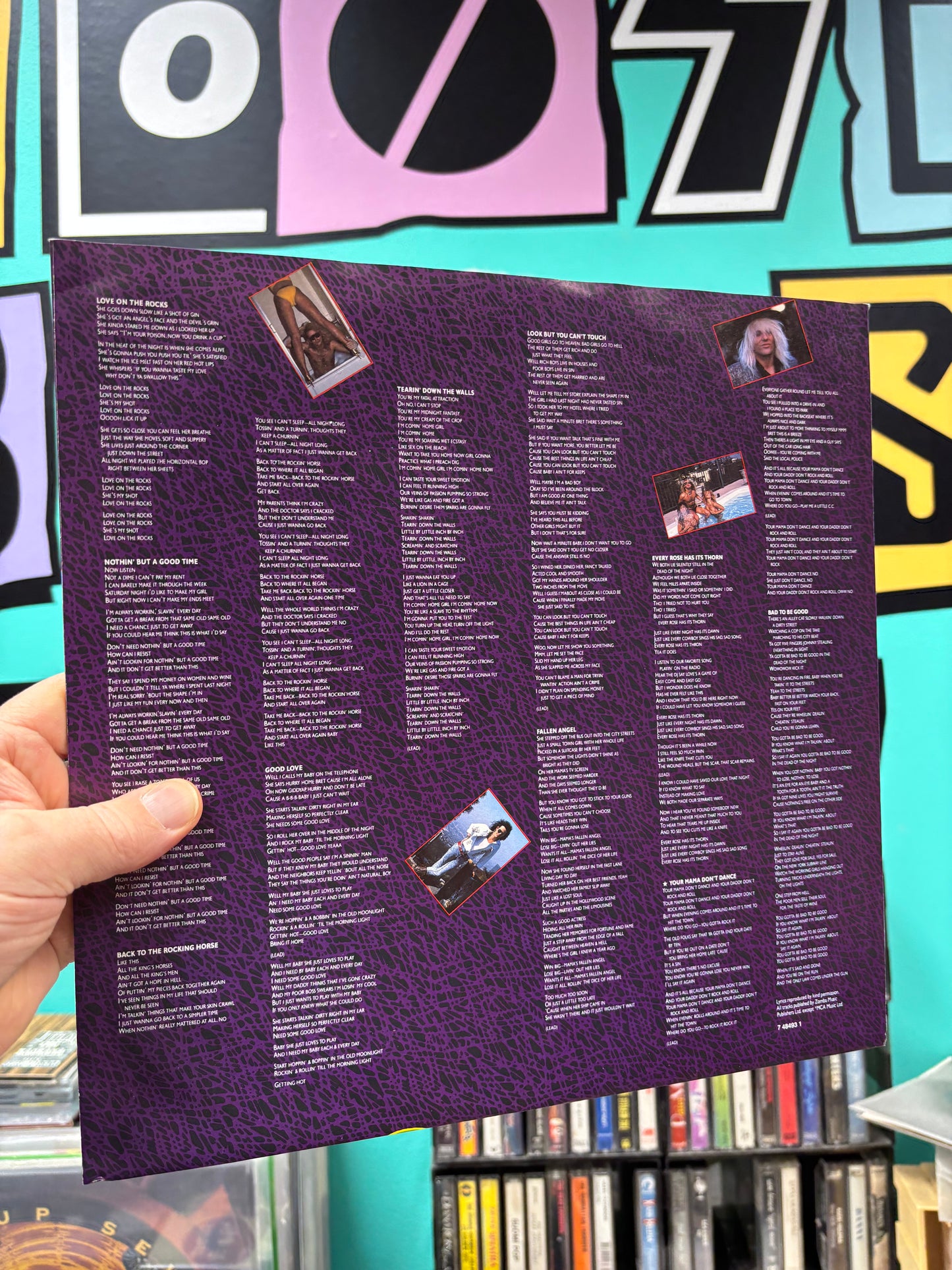 Poison: Open Up And Say…Ahh!, LP, Europe 1st pressing, Enigma, Capitol Records, EMI, Europe 1988