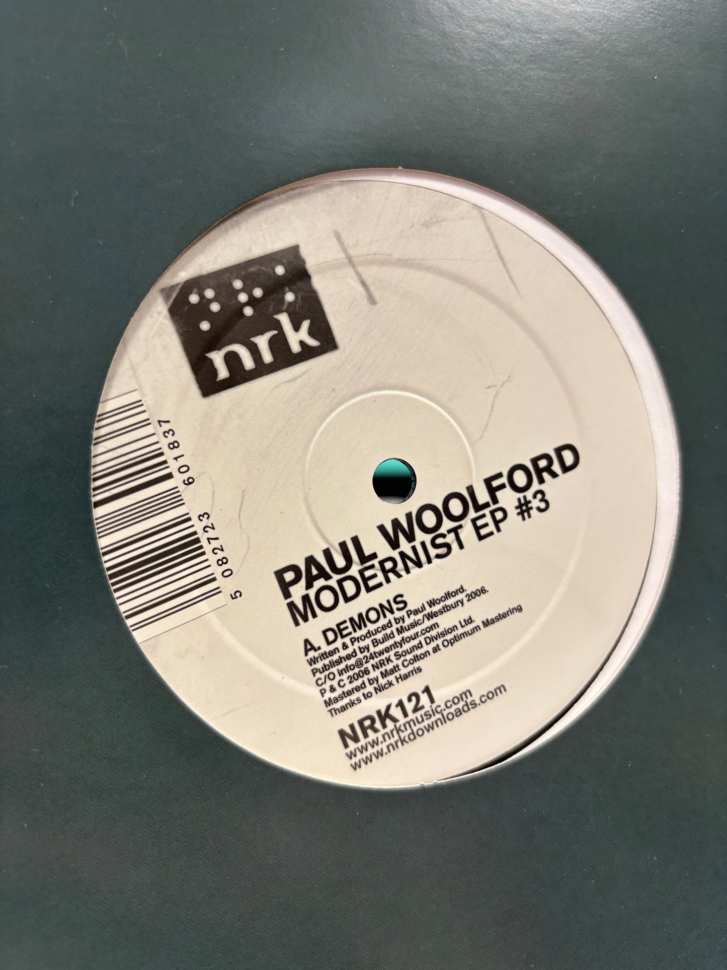 Paul Woolford: Modernist EP #3, 12inch, Only pressing, NRK Sound Division, UK 2006