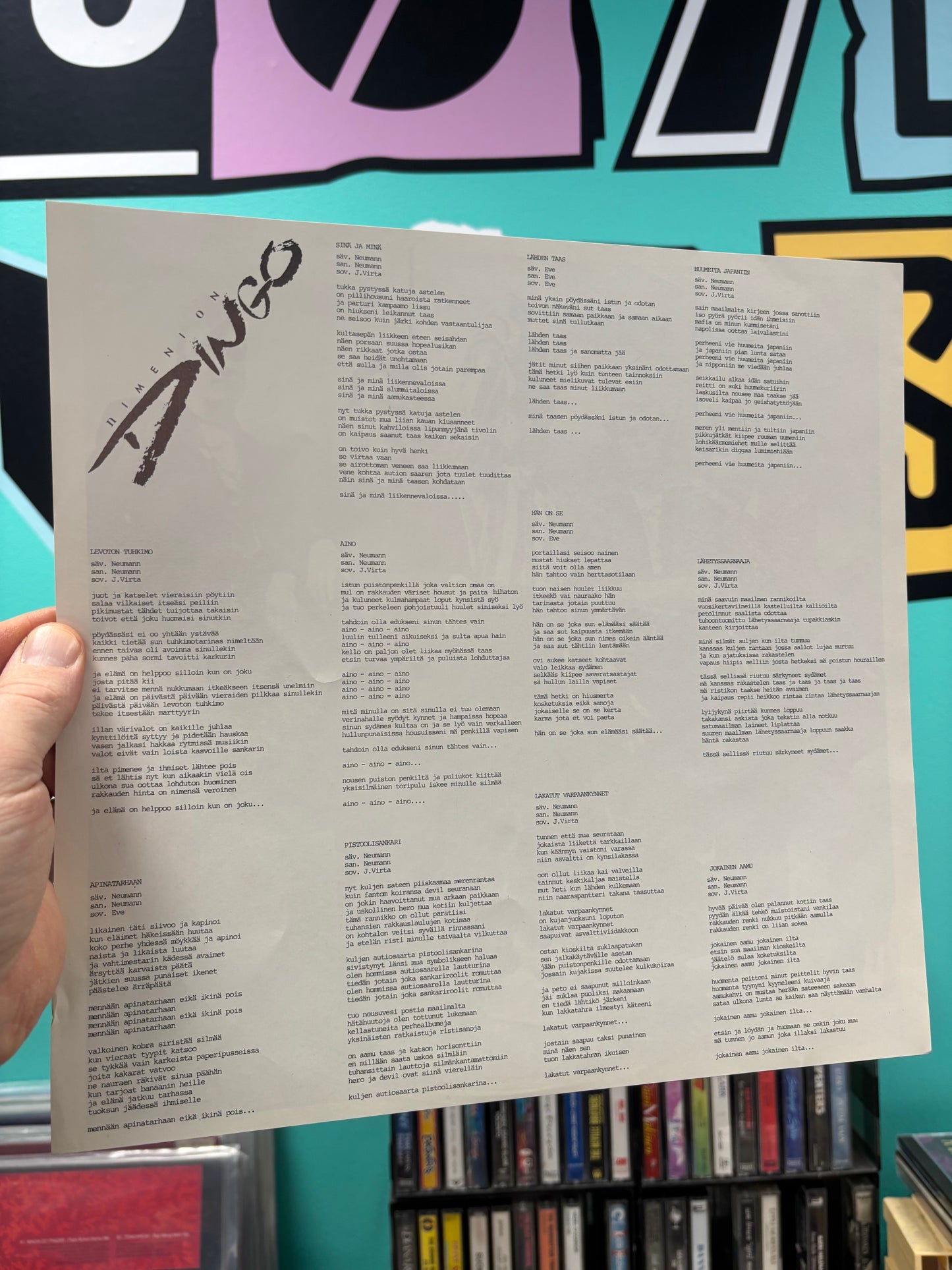 Dingo: Nimeni On Dingo, LP, 1st pressing, Kräk!, Finland 1984