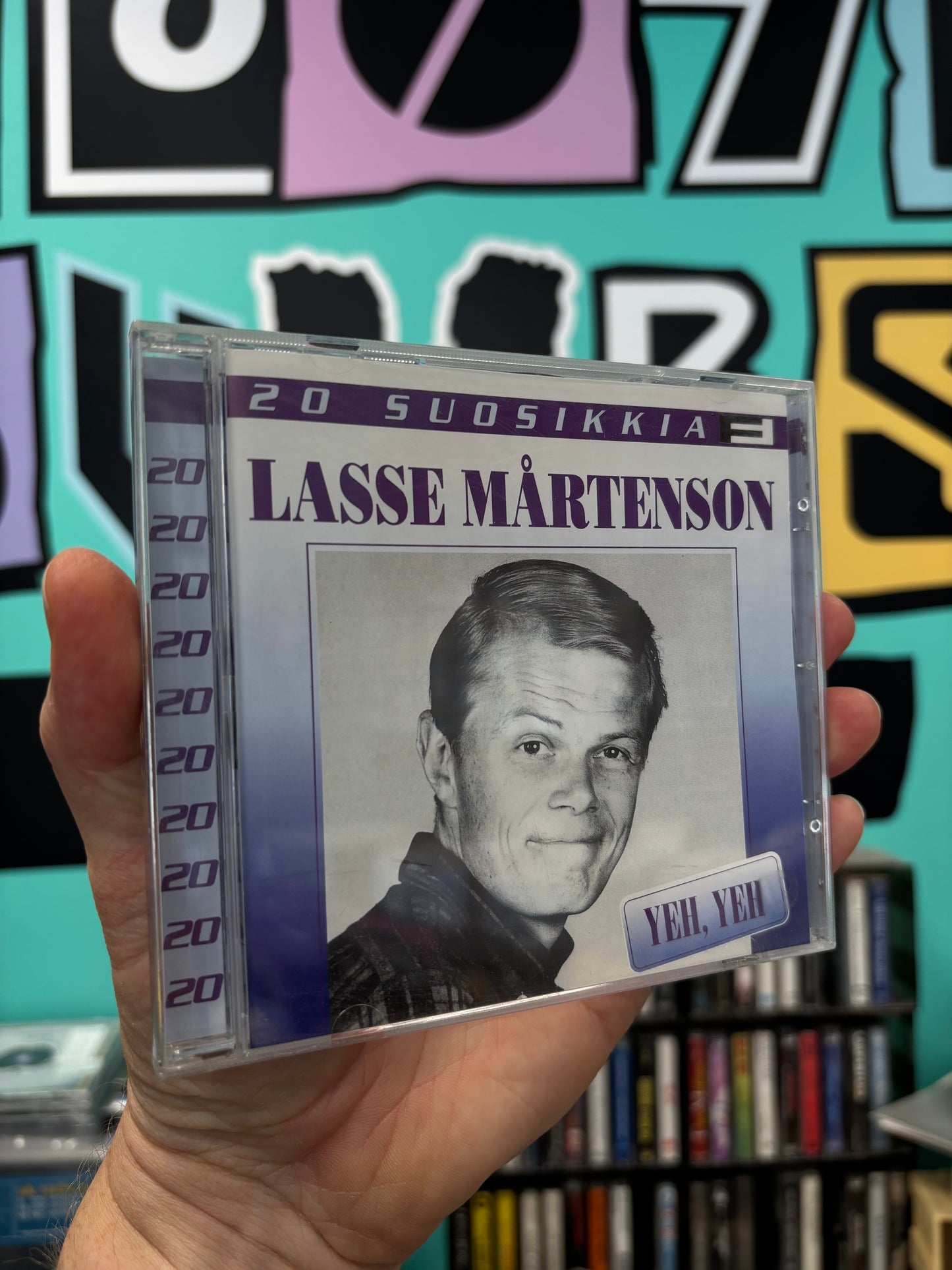 Lasse Mårtenson: Yeh, Yeh, 20 Suosikkia, CD, Only pressing, Compilation, Fazer Records, Finland 2000