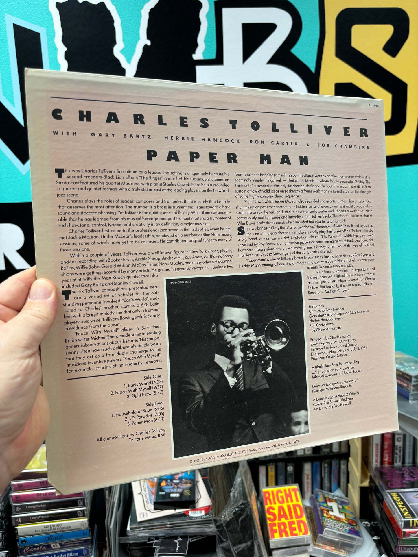 Charles Tolliver: Paper Man, LP, reissue, CTH pressing, Arista, Freedom, US 1975