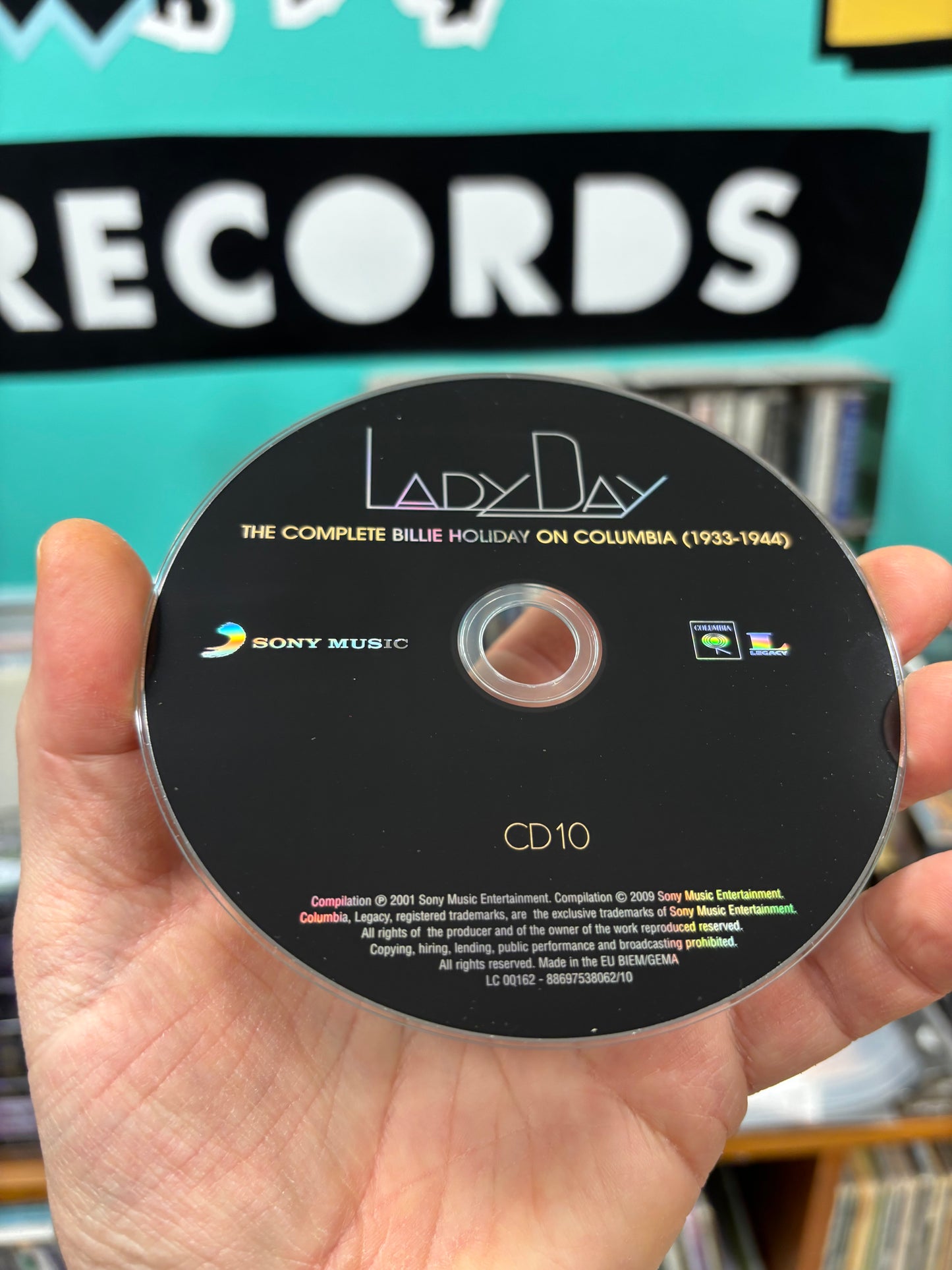 Billie Holiday: Lady Day - The Complete Billie Holiday On Columbia 1933-1944, reissue, remastered, Box Set, 10CD & book, Legacy, Sony Music, Columbia, Europe 2009