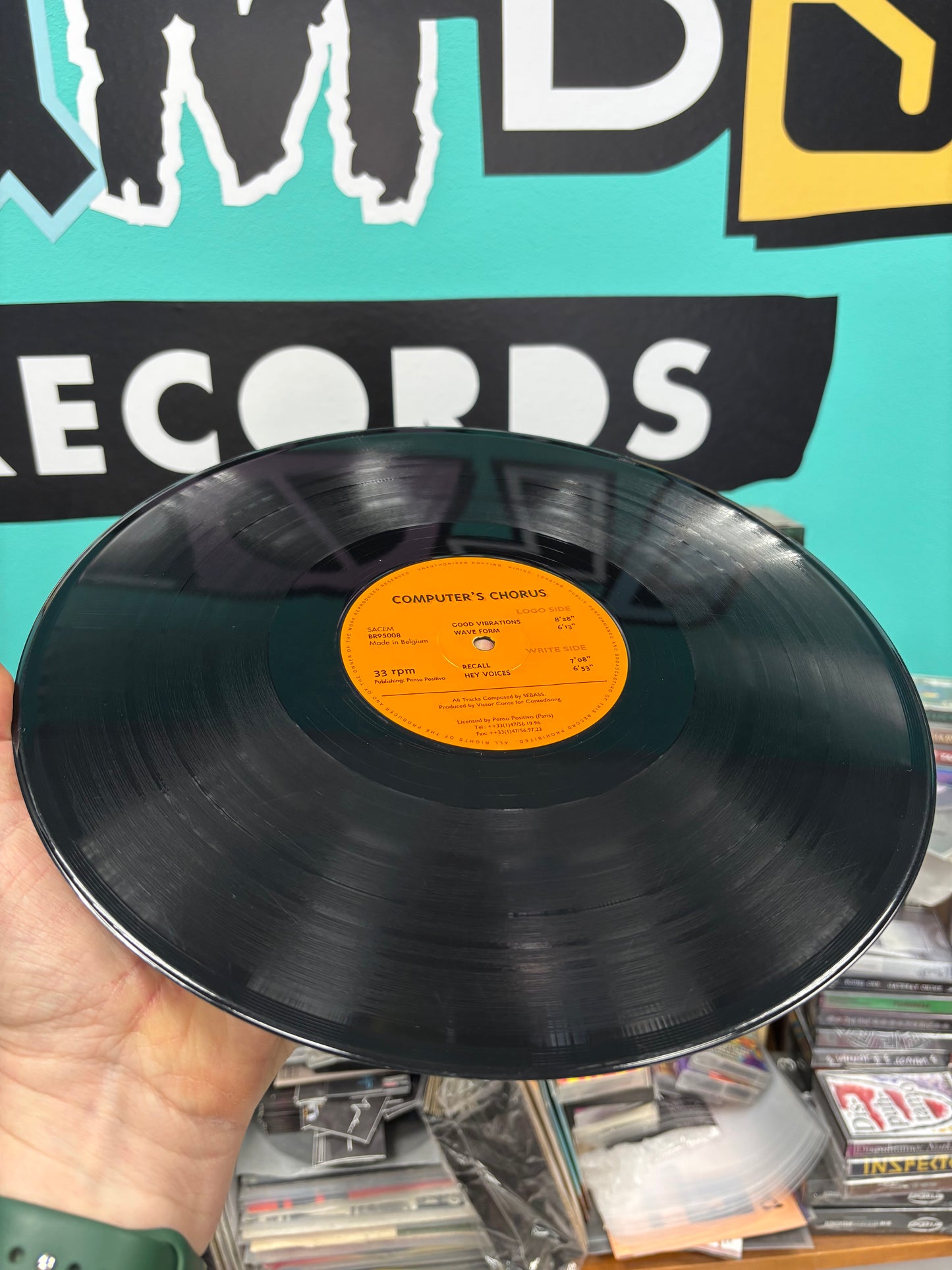 Computer’s Chorus: Recall, 12inch, EP, Only pressing, Buddha Records, France 1995