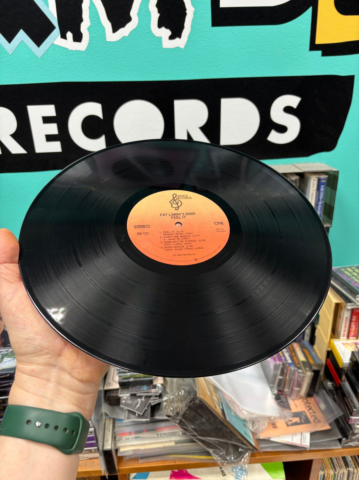 Fat Larry’s Band: Feel It, LP, Presswell pressing, WMOT Records, US 1976