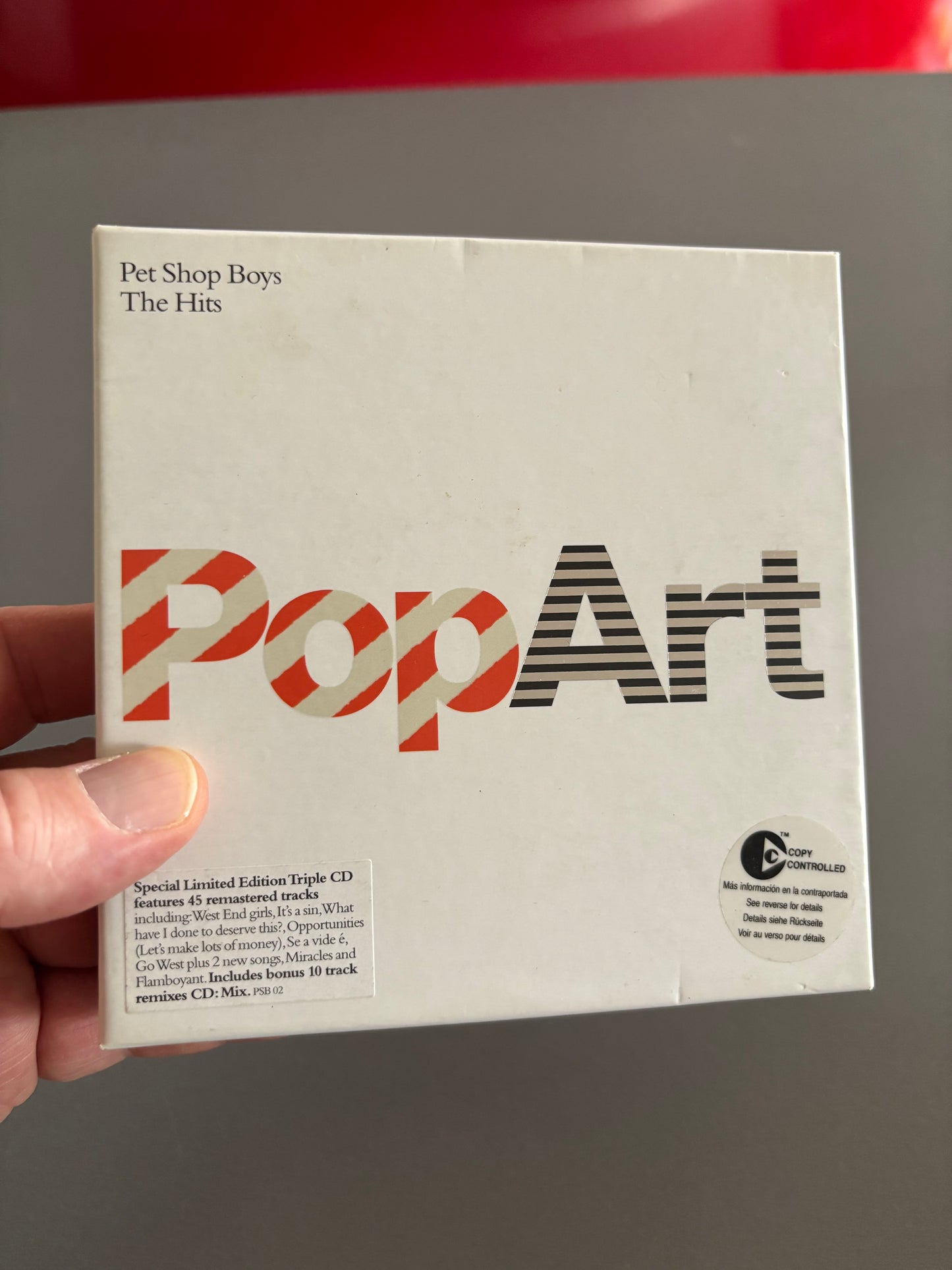 Pet Shop Boys: The Hits, 3CD, compilation, remastered, Copy Protected, Limited Edition Box Set, Parlophone, Europe 2003