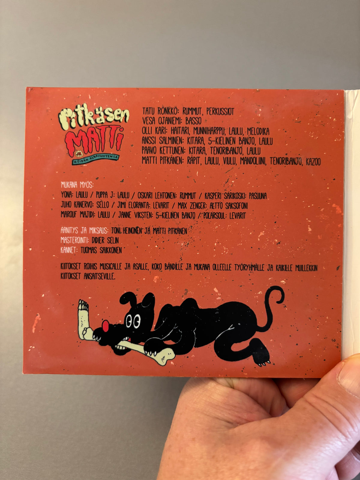 Pitkäsen Matti Ja Heidän Alhaisuutensa, CD, Only CD pressing, Roihis Musica, Finland 2013
