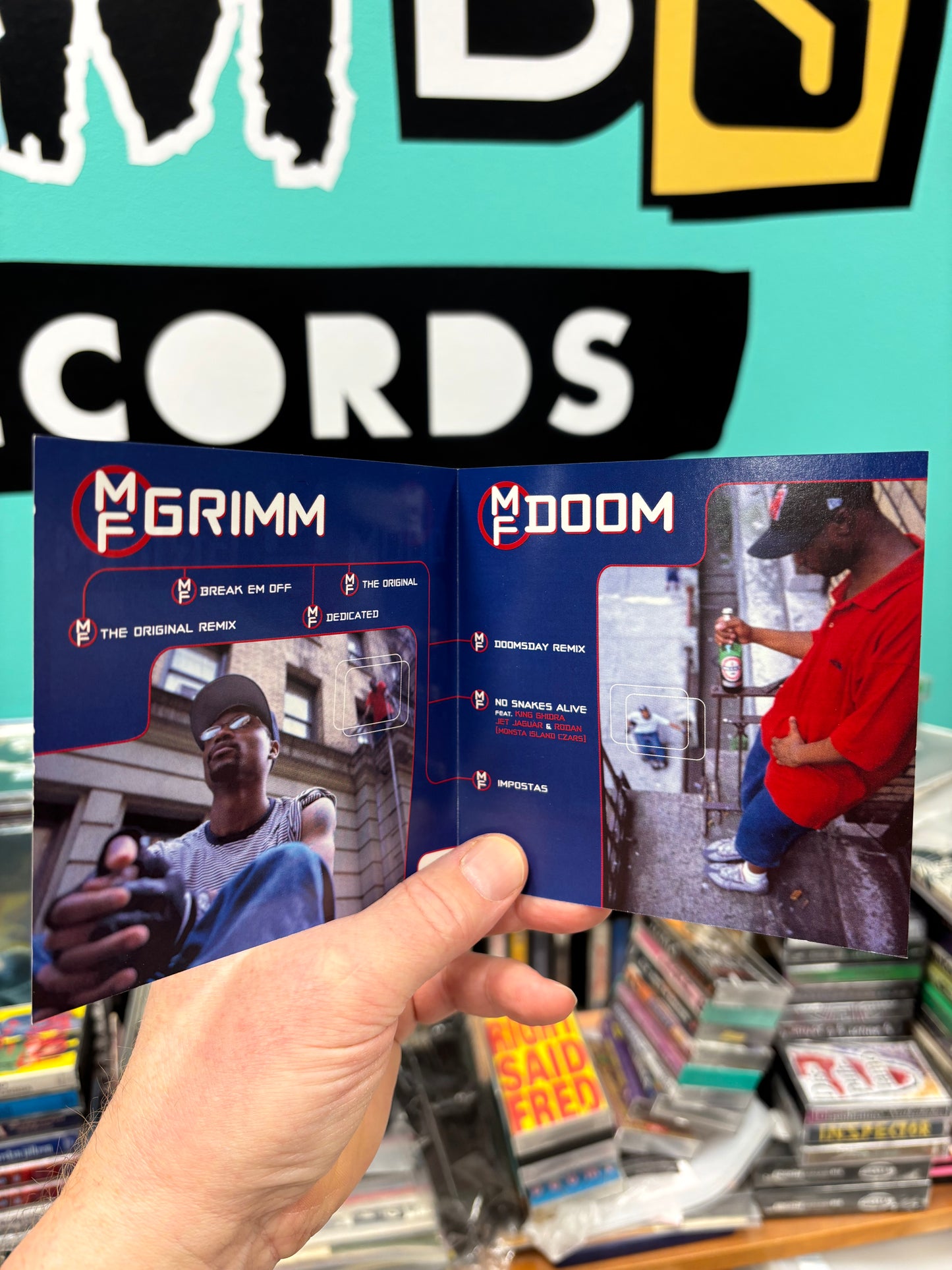 MF DOOM/MF GRIMM: MF, CD, EP, reissue, Brick Records, Traffic Entertainment Group, US 2002