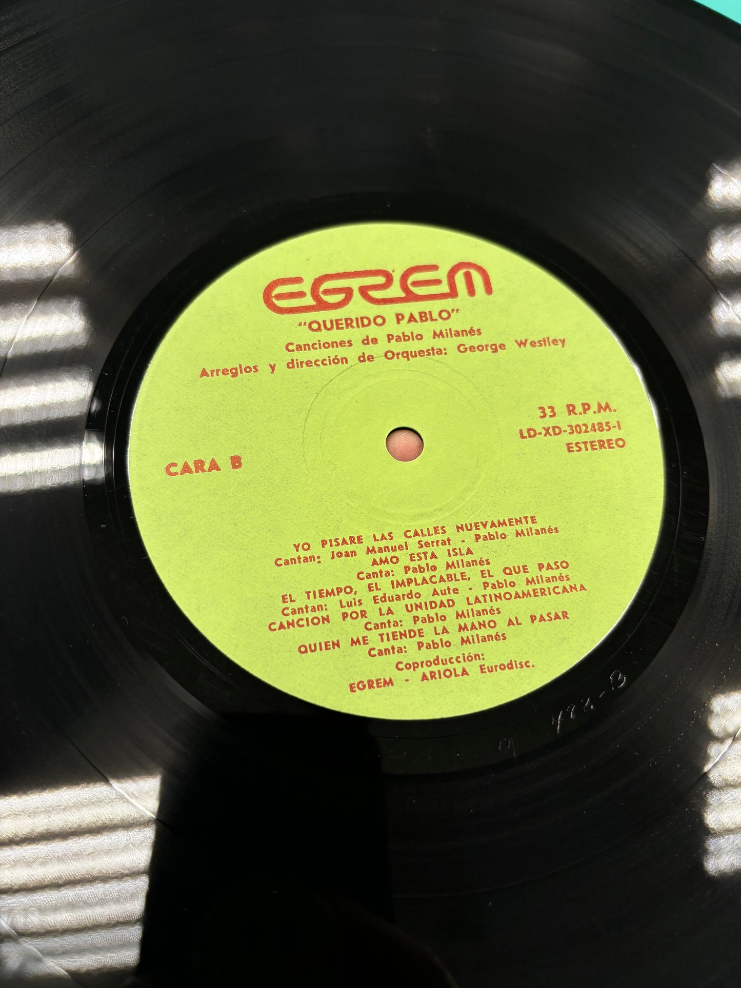 Pablo Milanés: Querido Pablo, 2LP, gatefold, Egrem, Spain 1985