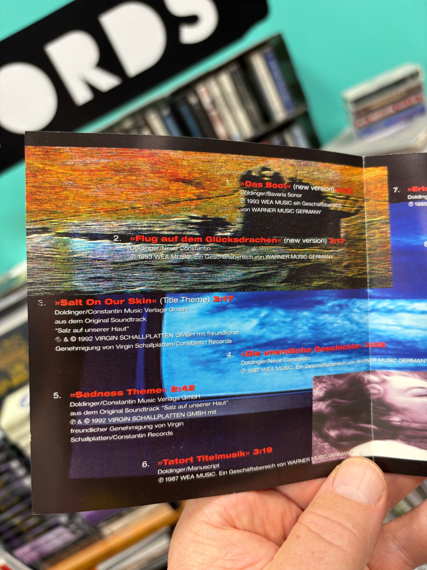 Klaus Doldinger - Film Ab: Doldinger - TV & Filmthemen, CD, 1st pressing, Compilation, WEA, Germany 1993