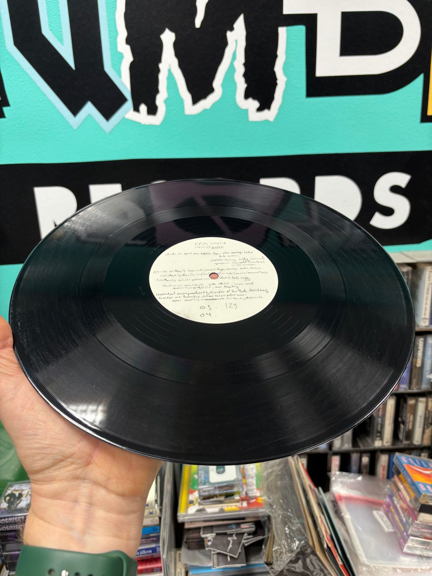 The Chicks On Speed/Kreidler Sessions, 12inch, Only official vinyl pressing, Chicks On Speed Records, Germany 2001