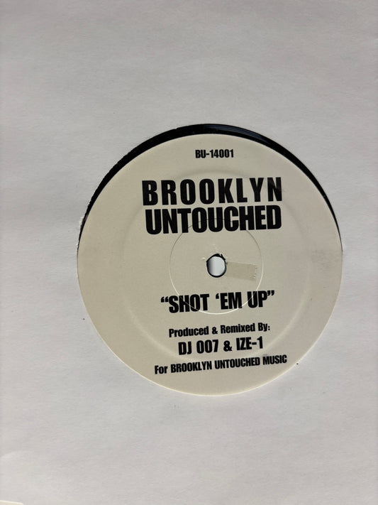 DJ 007 & IZE-1: Shot ’Em Up/Do You Wanna Smoke, 12inch, white label, Only pressing, Brooklyn Untouched, US year?
