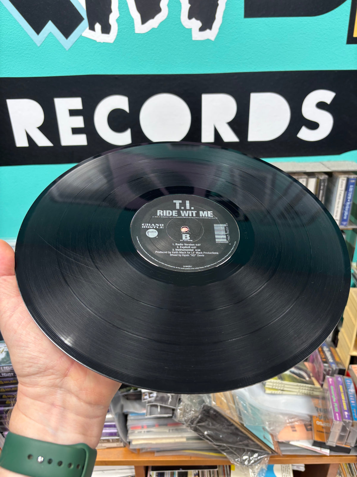 T.I. : What You Know/Ride Wit Me, 12inch, 1st pressing, Atlantic, Grand Hustle, US 2006