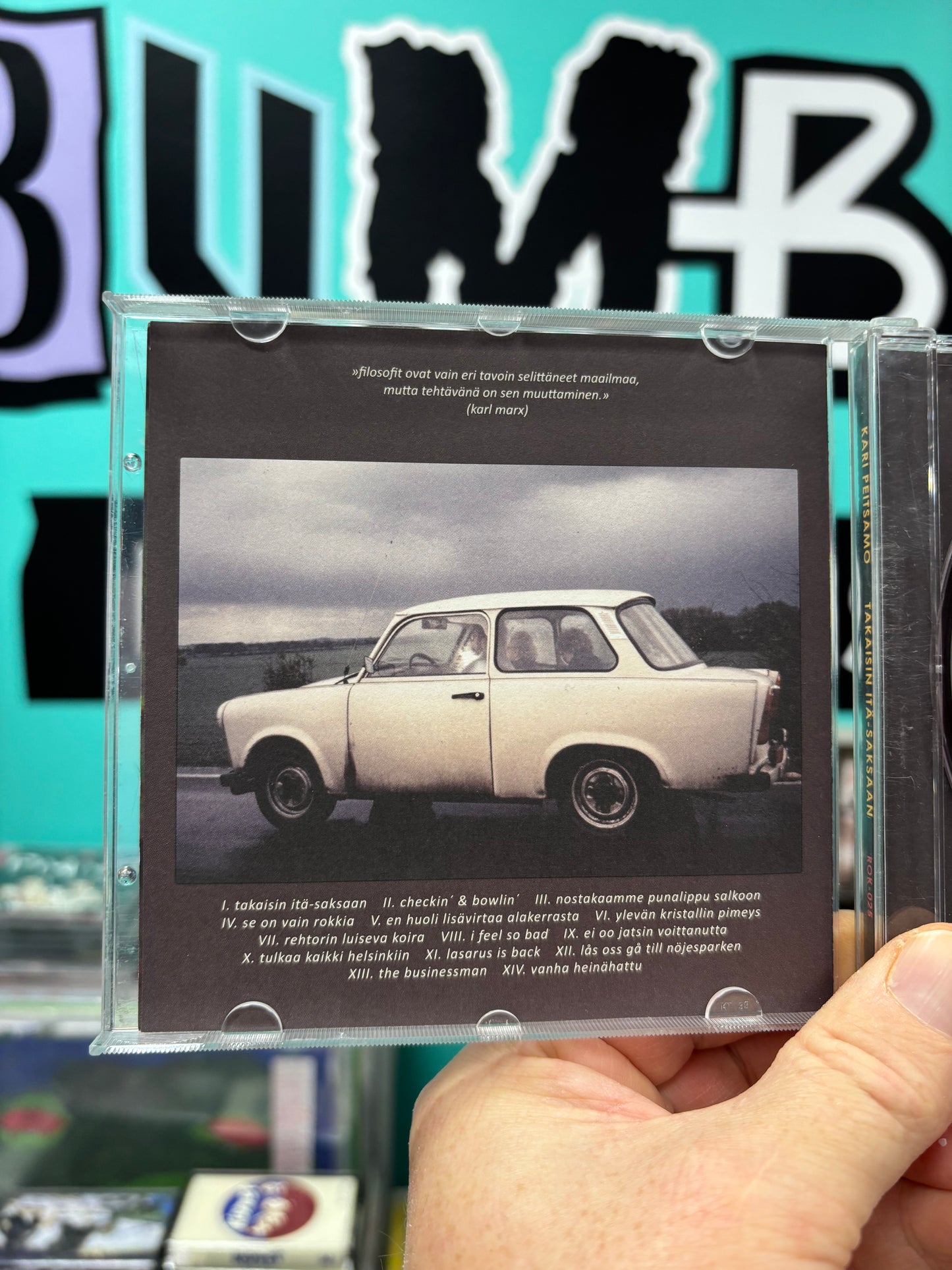 Kari Peitsamo: Takaisin Itä-Saksaan, CD, Only pressing, Rocket Records, Finland 2009